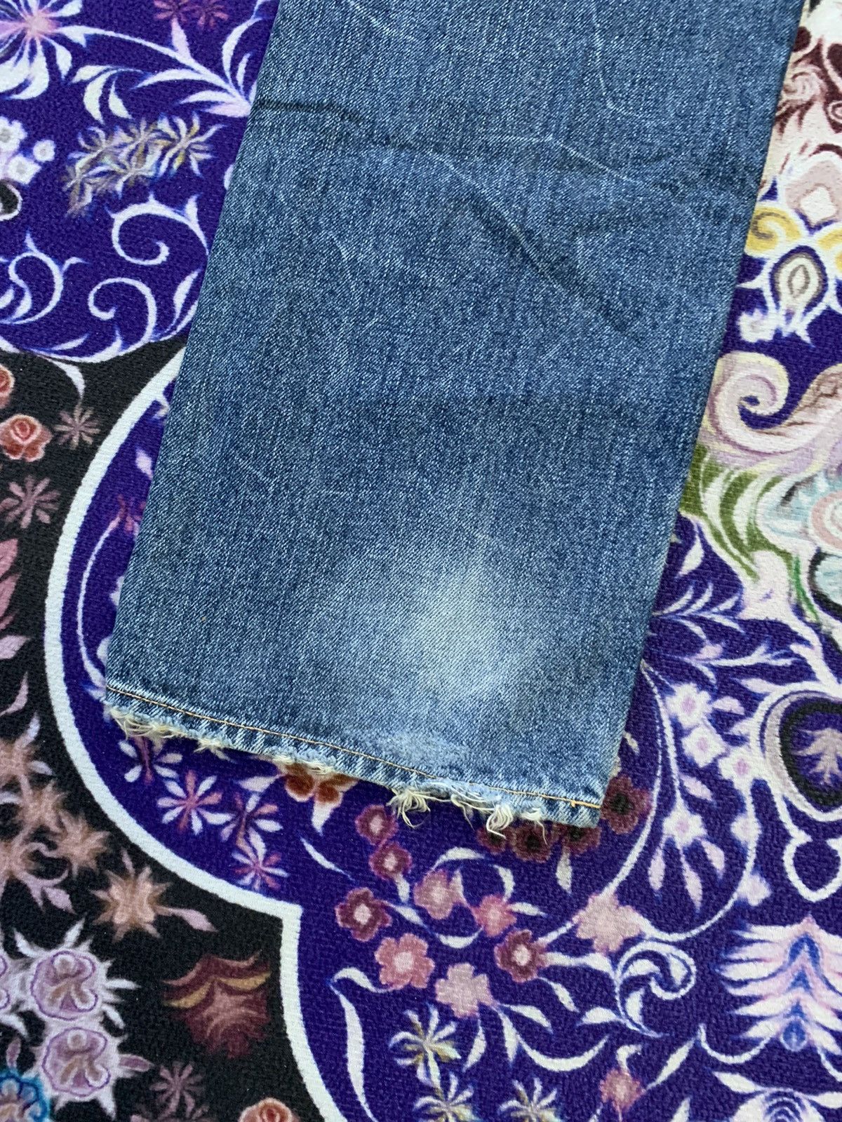 Japanese Brand × Le Grande Bleu (L.G.B.) × Vintage Antgauge Faded Wash Denim Size US 30 / EU 46 - 11 Thumbnail