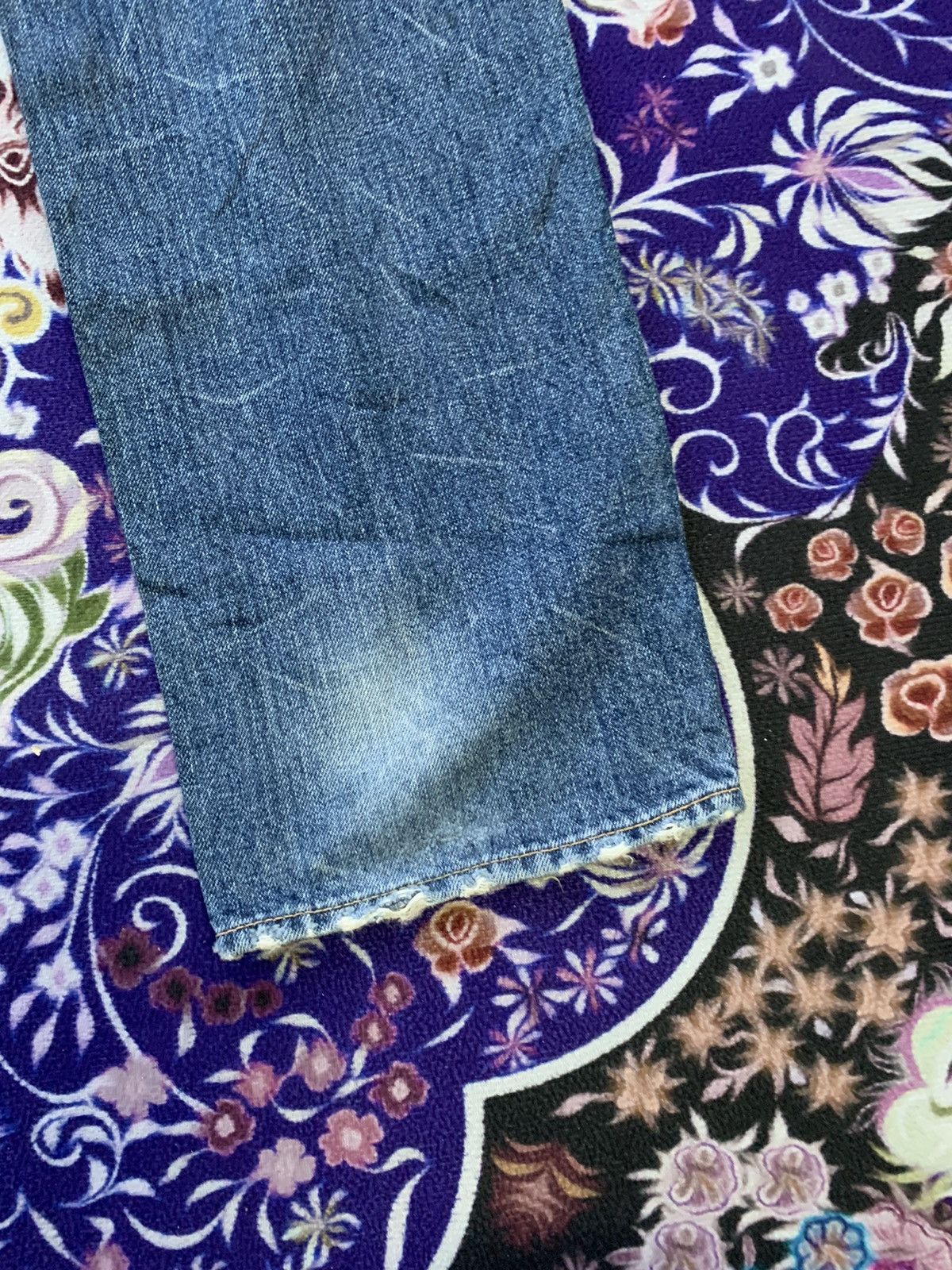 Japanese Brand × Le Grande Bleu (L.G.B.) × Vintage Antgauge Faded Wash Denim Size US 30 / EU 46 - 12 Thumbnail