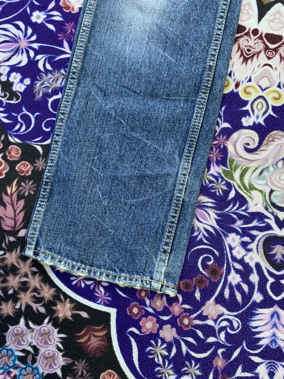 Japanese Brand × Le Grande Bleu (L.G.B.) × Vintage Antgauge Faded Wash Denim Size US 30 / EU 46 - 2 Thumbnail