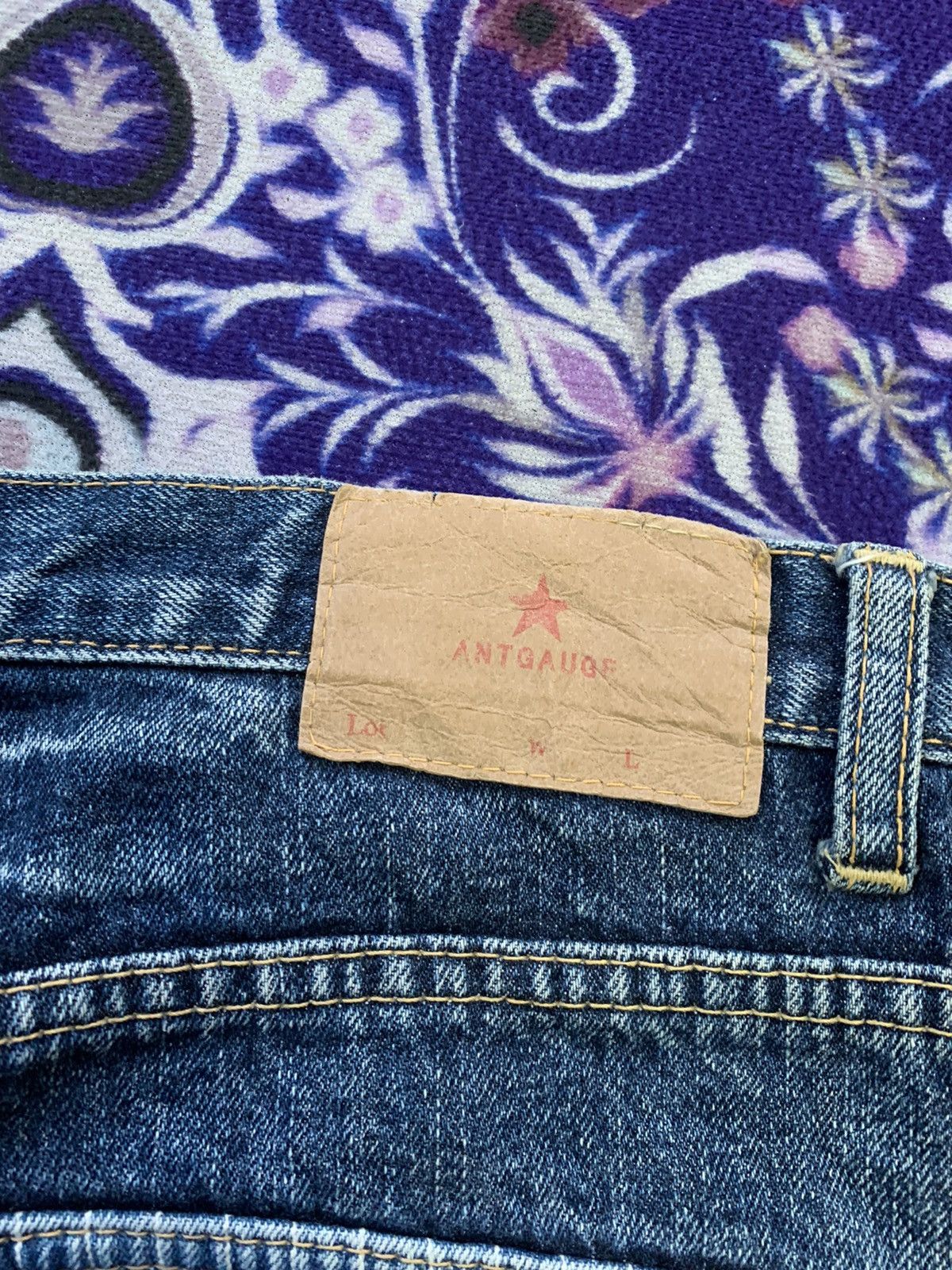 Japanese Brand × Le Grande Bleu (L.G.B.) × Vintage Antgauge Faded Wash Denim Size US 30 / EU 46 - 14 Thumbnail