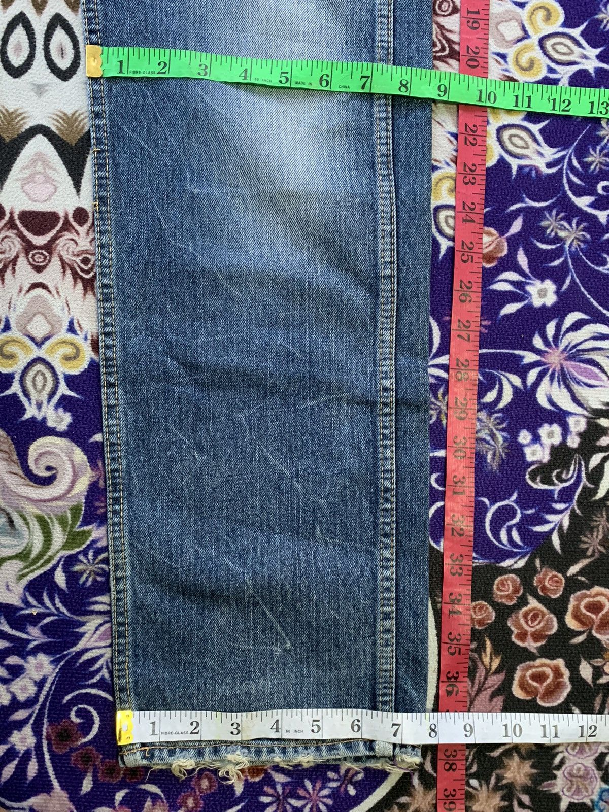 Japanese Brand × Le Grande Bleu (L.G.B.) × Vintage Antgauge Faded Wash Denim Size US 30 / EU 46 - 17 Thumbnail