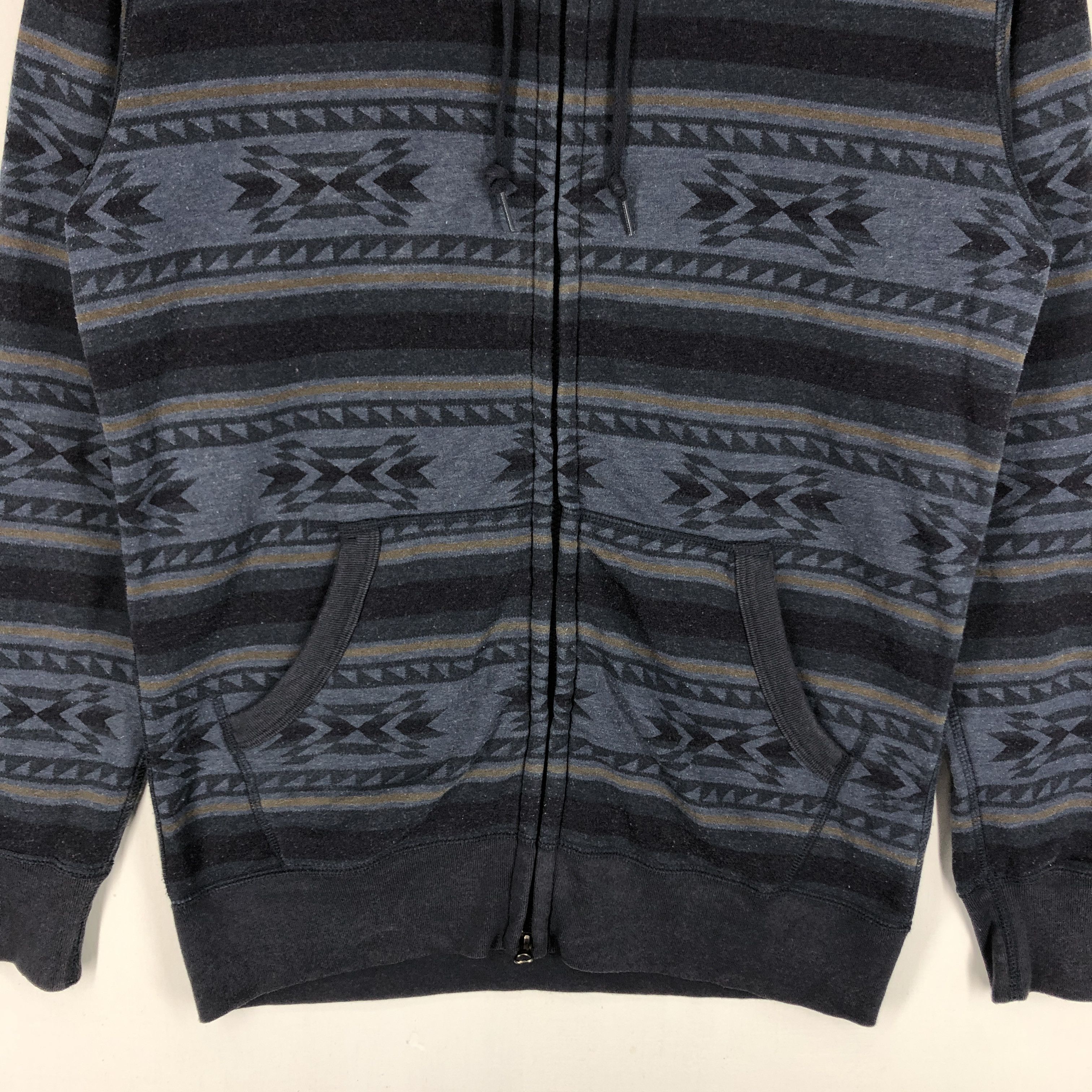 Uniqlo UNIQLO Zipper Hoodie All Over Print #2585-92 Size US S / EU 44-46 / 1 - 3 Thumbnail