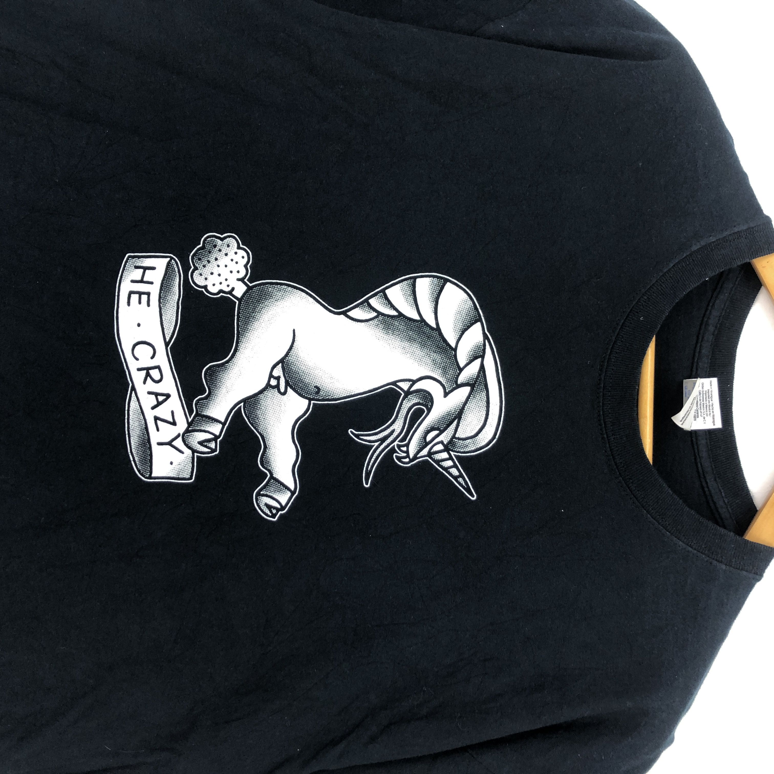 Gildan ELECTRIC BOOGALOO Unicorn Tattoo T Shirt #1226-43 Size US XL / EU 56 / 4 - 2 Thumbnail