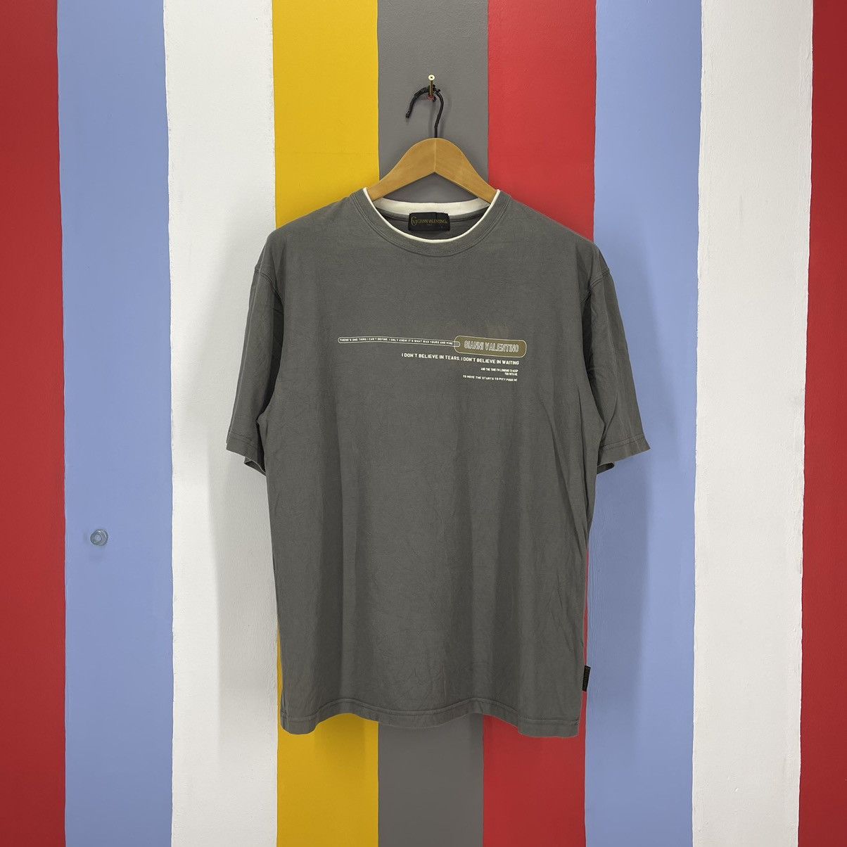 Gianni Valentino GIANNI VALENTINO Crew Neck T Shirt #1100/AM Size US L / EU 52-54 / 3 - 1 Thumbnail