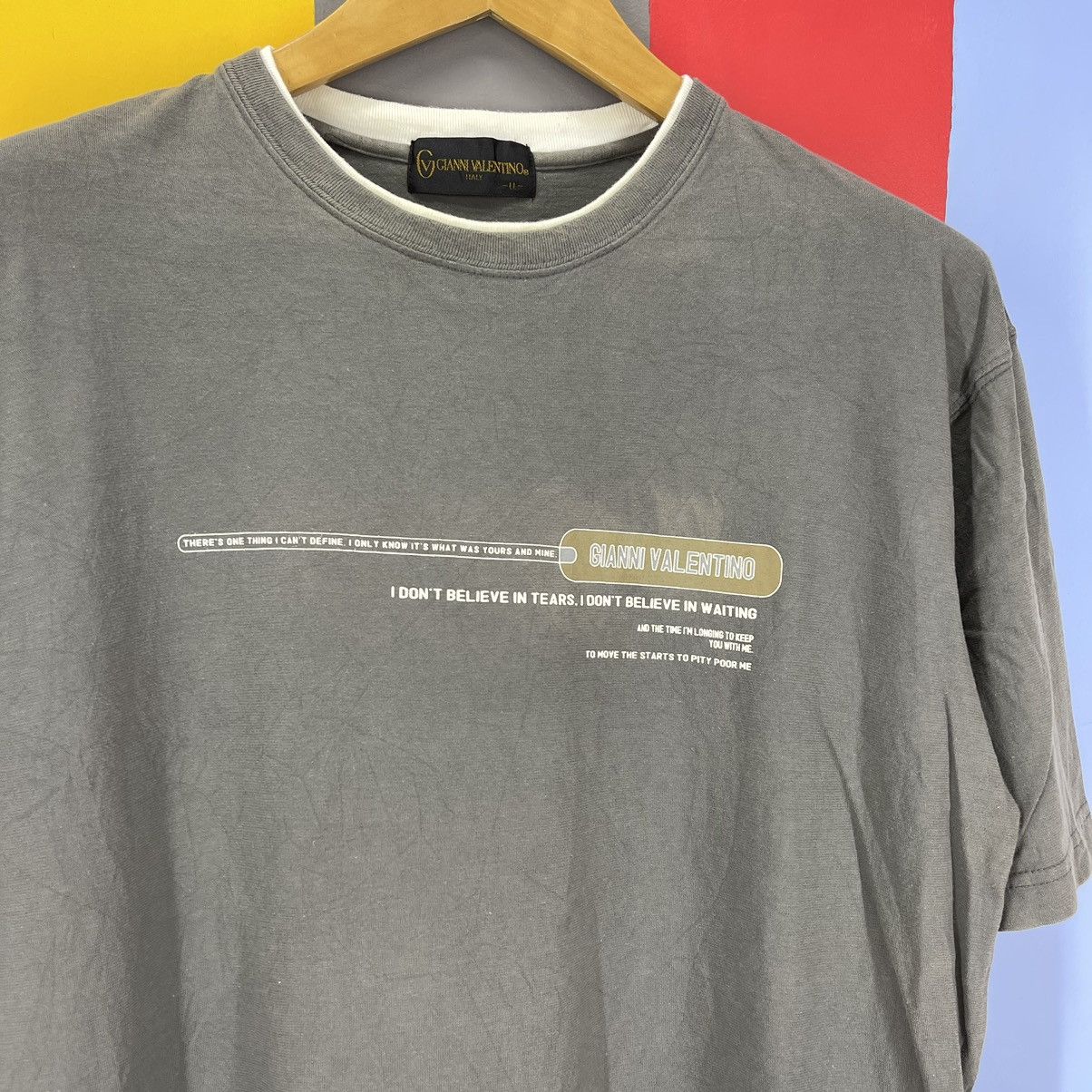 Gianni Valentino GIANNI VALENTINO Crew Neck T Shirt #1100/AM Size US L / EU 52-54 / 3 - 2 Thumbnail