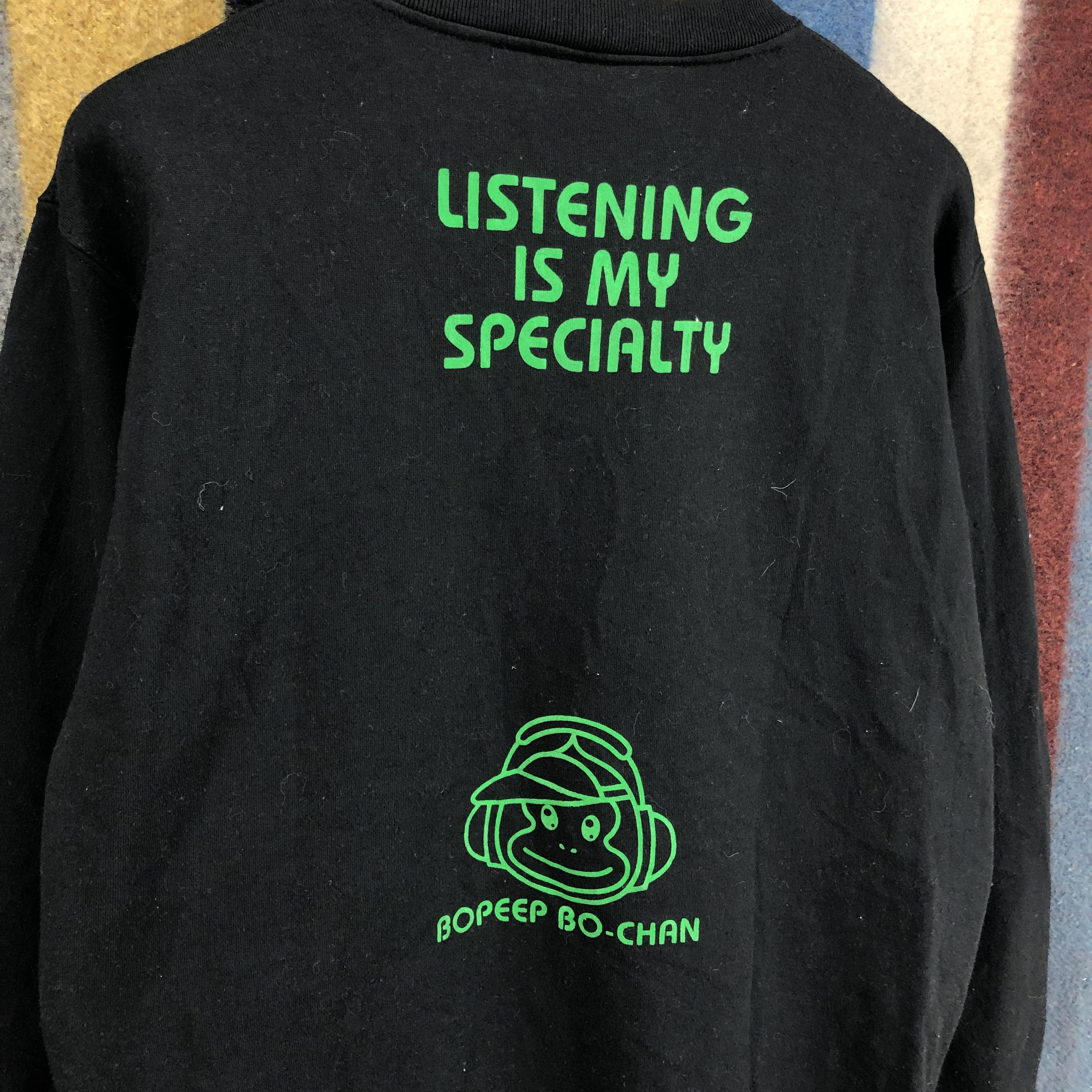 Japanese Brand BOPEEP BO-CHAN Crew Neck Sweatshirt #0548/X Size US M / EU 48-50 / 2 - 8 Thumbnail