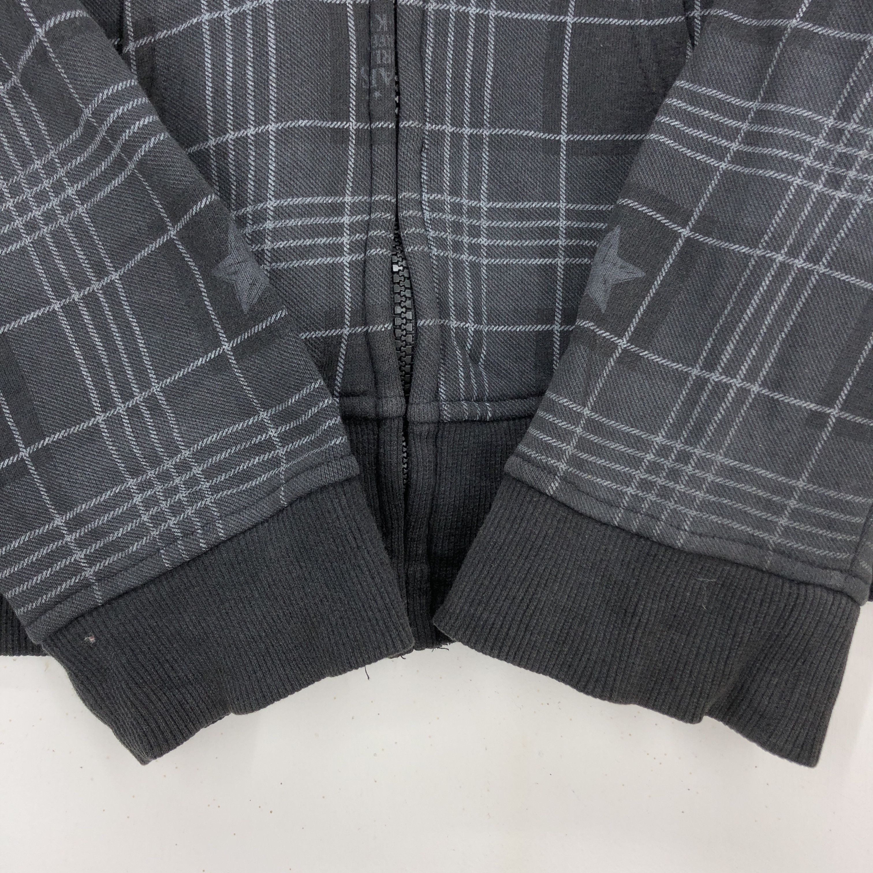 Japanese Brand RUSS K Checked Zipper Hoodie #1174-41 Size US S / EU 44-46 / 1 - 4 Thumbnail