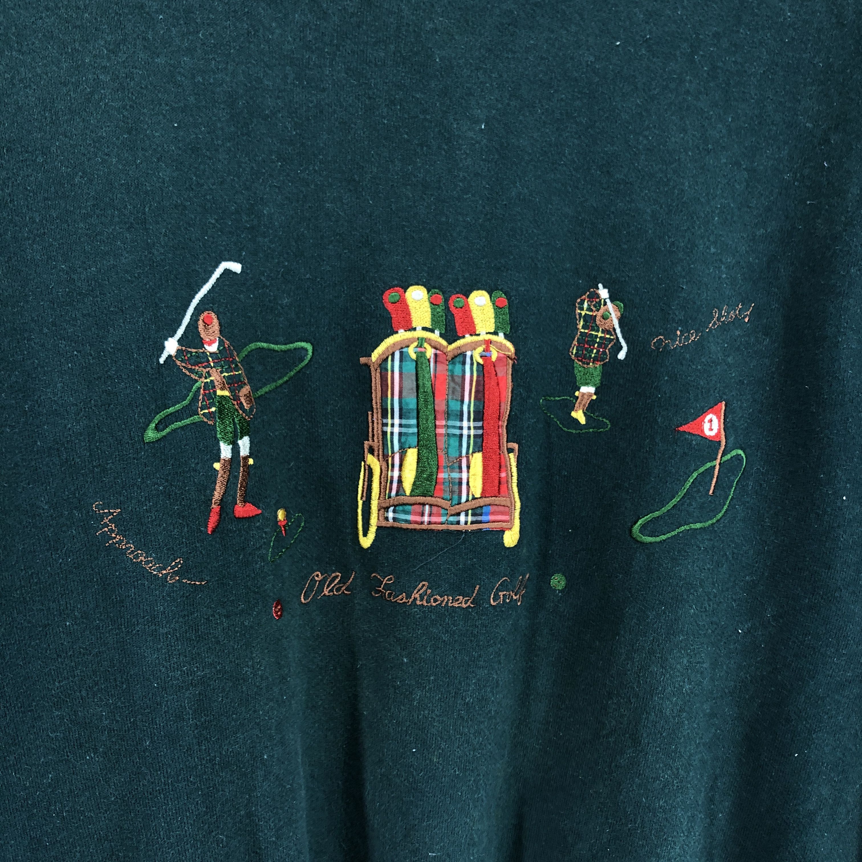 Vintage Old Fashioned Golf by TRCOT REINER Sweatshirt #0684/AD Size US M / EU 48-50 / 2 - 3 Thumbnail
