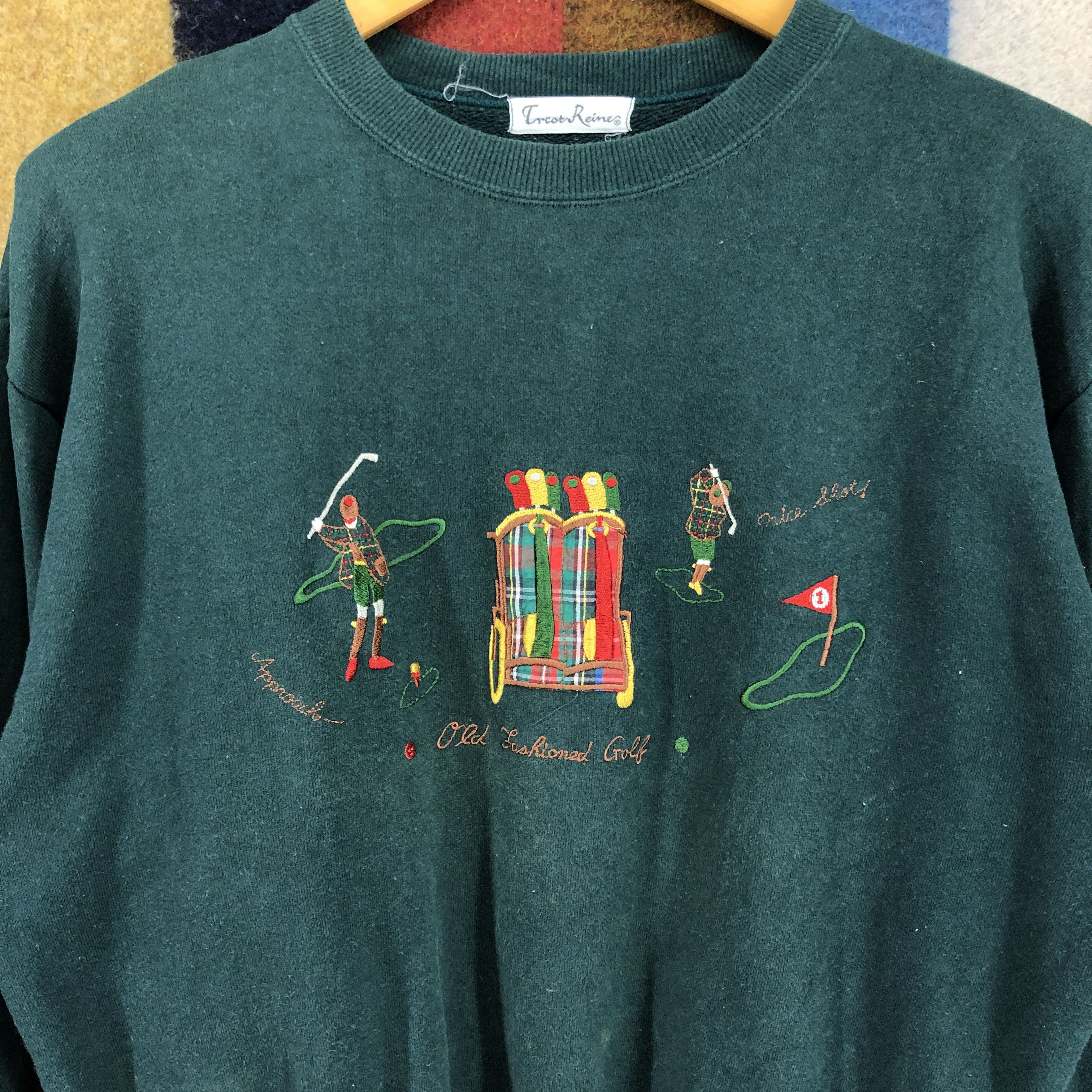 Vintage Old Fashioned Golf by TRCOT REINER Sweatshirt #0684/AD Size US M / EU 48-50 / 2 - 2 Thumbnail