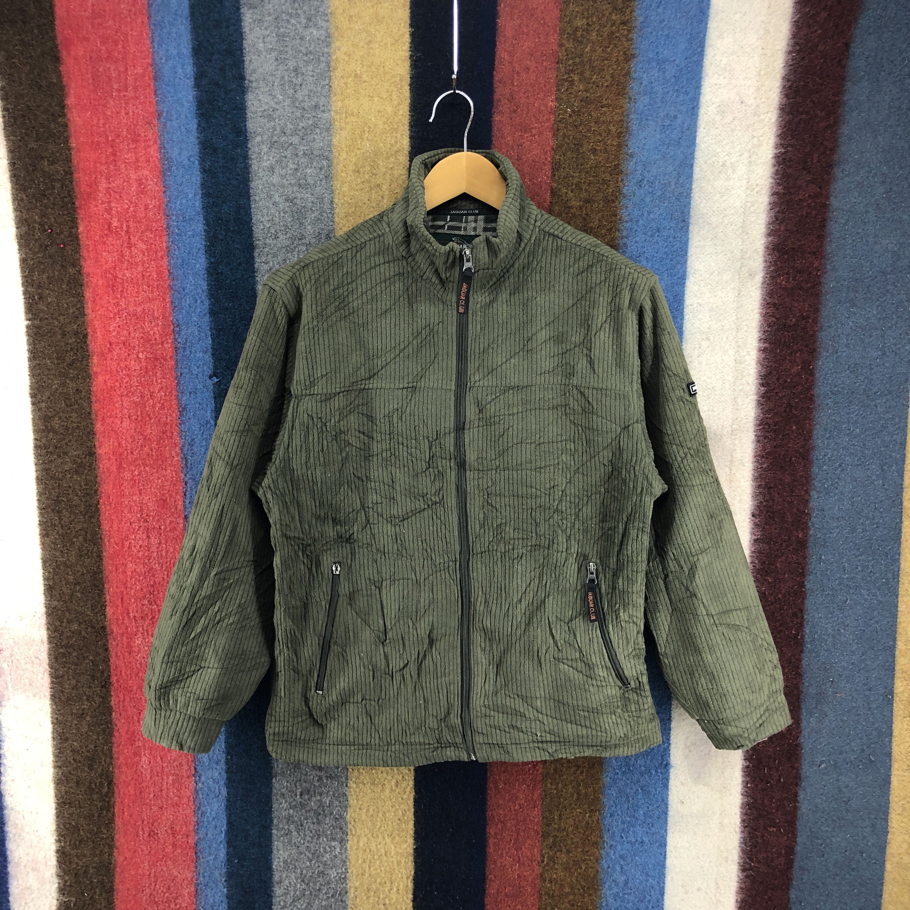 Vintage JAGUAR CLUB Turtle Neck Fleece #0182/I Size US M / EU 48-50 / 2 - 1 Thumbnail