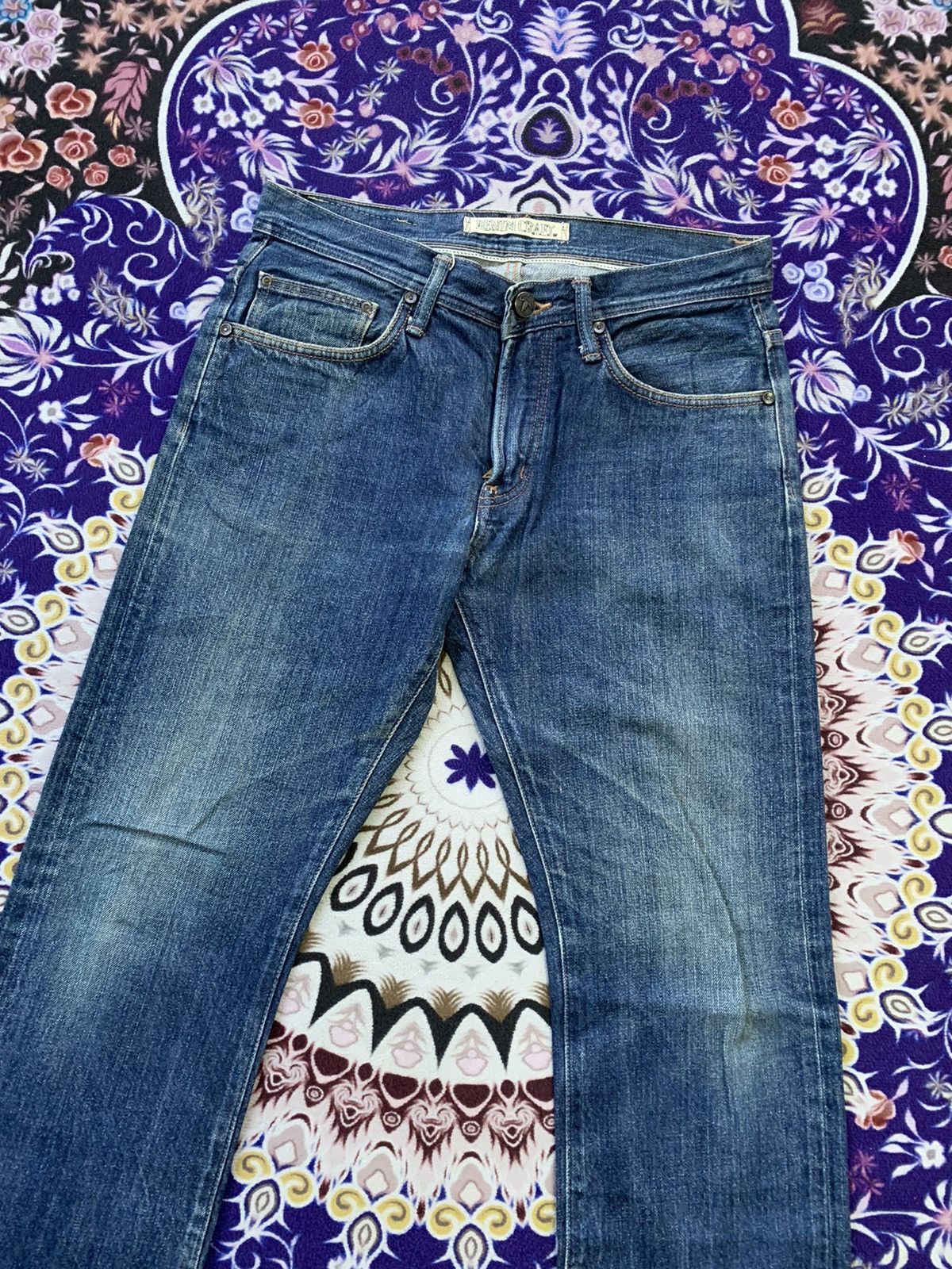 Japanese Brand Denim Craft Faded Wash Denim Size US 32 / EU 48 - 2 Thumbnail