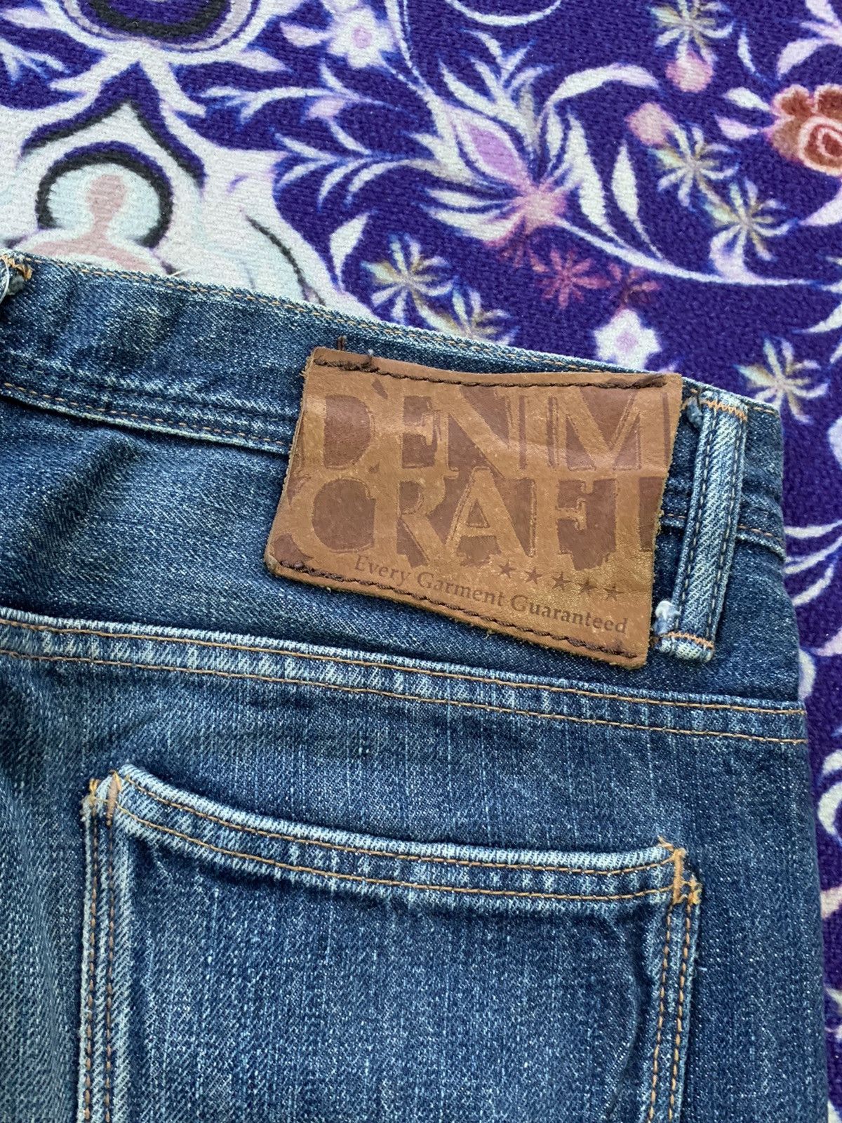 Japanese Brand Denim Craft Faded Wash Denim Size US 32 / EU 48 - 9 Thumbnail