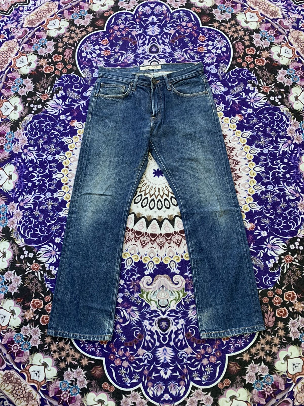 Japanese Brand Denim Craft Faded Wash Denim Size US 32 / EU 48 - 1 Thumbnail
