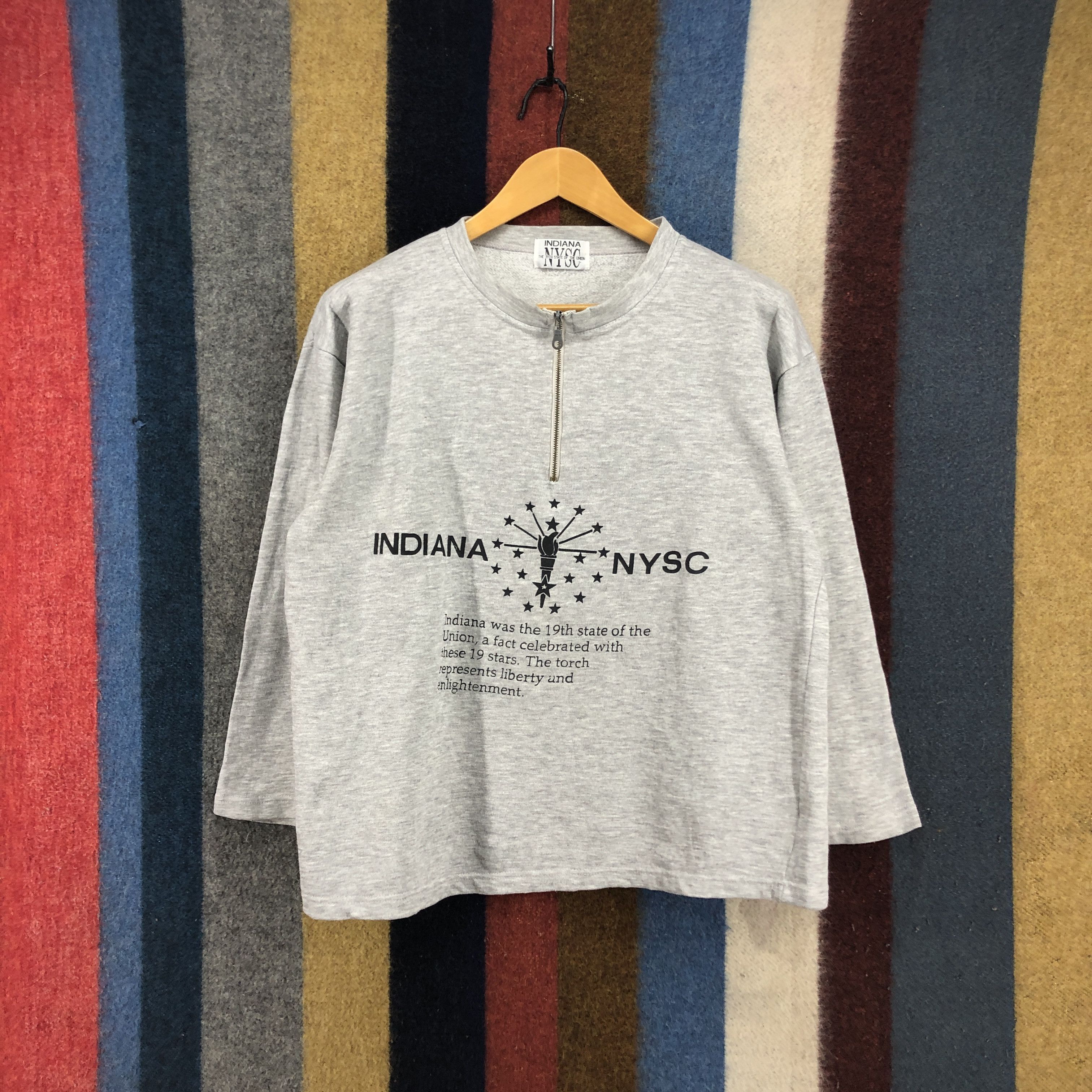 Other INDIANA NYSC Zip Ups Sweatshirt #0633/AA Size US M / EU 48-50 / 2 - 1 Preview