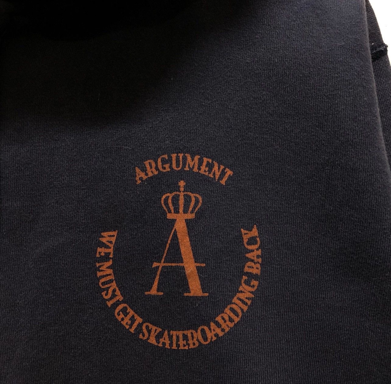 Argument Hoodie Sweatshirt Argument We MustGet Skateboarding