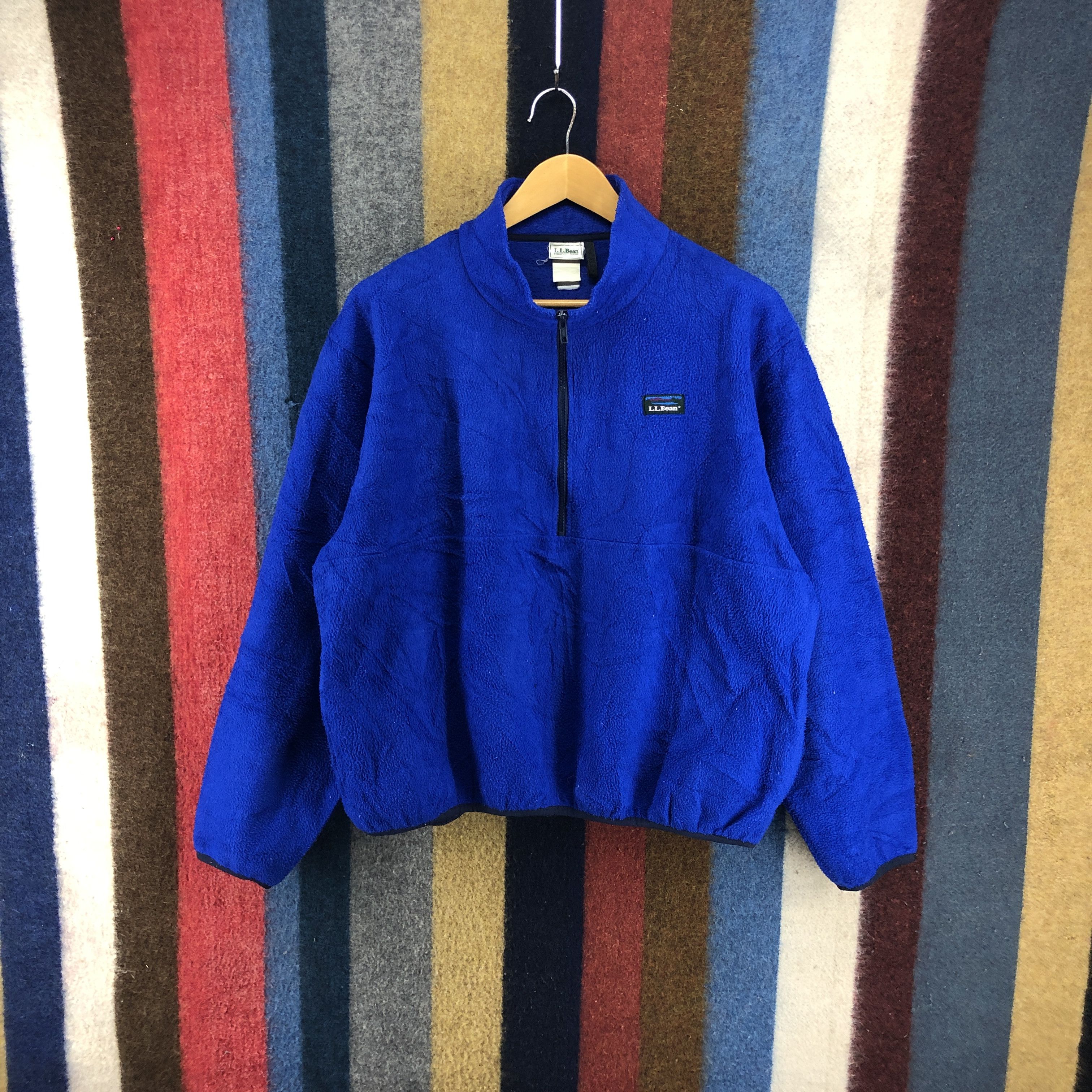 Vintage L.L BEAN Turtle Neck Zipper Fleece #0218/J