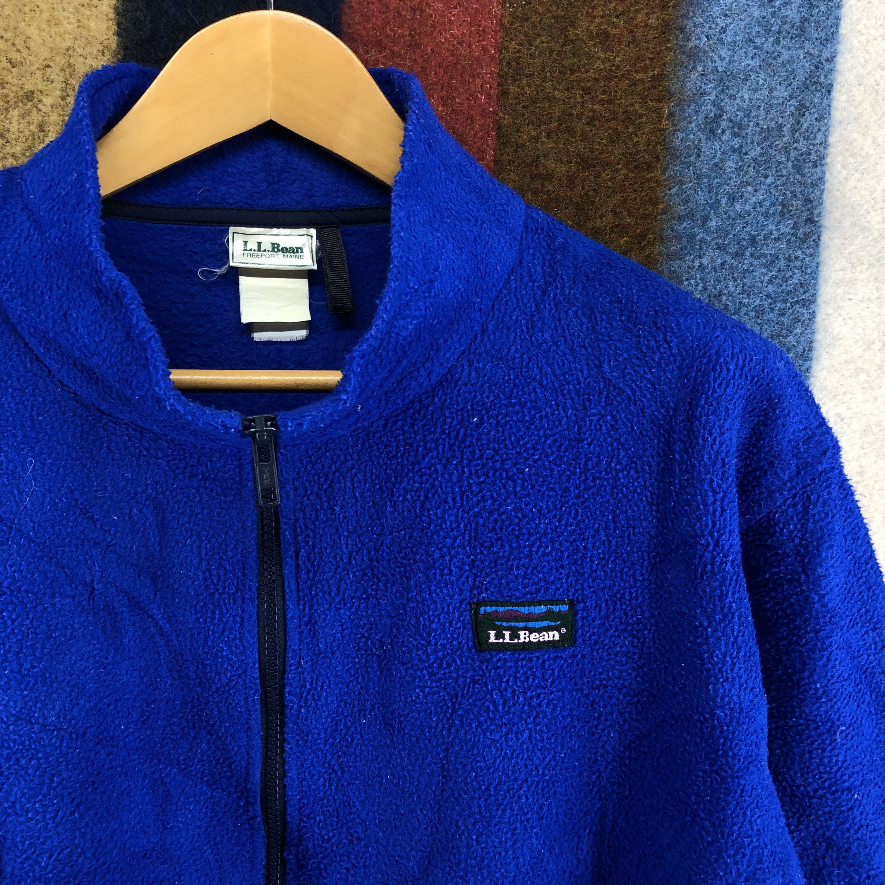L.L. Bean Vintage L.L BEAN Turtle Neck Zipper Fleece #0218/J Size US L / EU 52-54 / 3 - 2 Thumbnail
