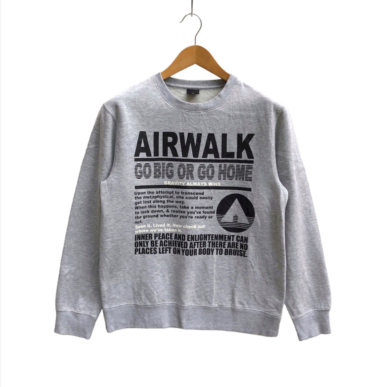 Airwalk AIRWALK Crew Neck Sweatshirt #0413-10 Size US S / EU 44-46 / 1 - 1 Thumbnail