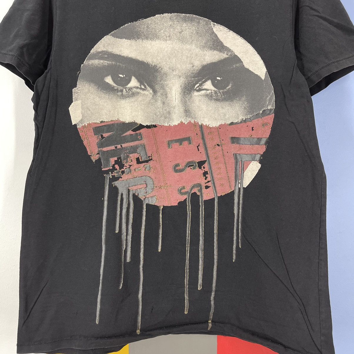 Guess GUESS Half Face Print Crew Neck T Shirt #1202/AP Size US M / EU 48-50 / 2 - 2 Thumbnail