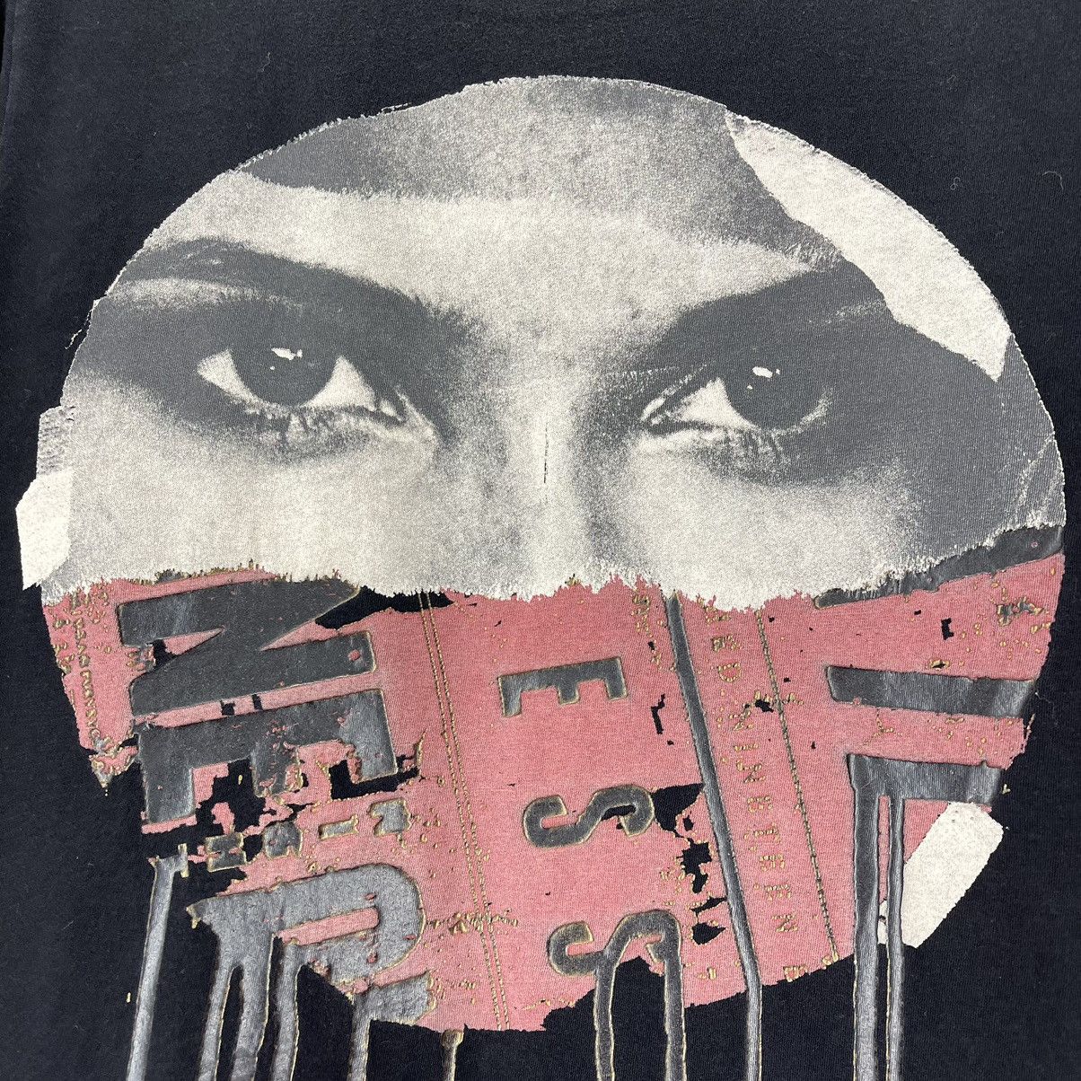 Guess GUESS Half Face Print Crew Neck T Shirt #1202/AP Size US M / EU 48-50 / 2 - 3 Thumbnail