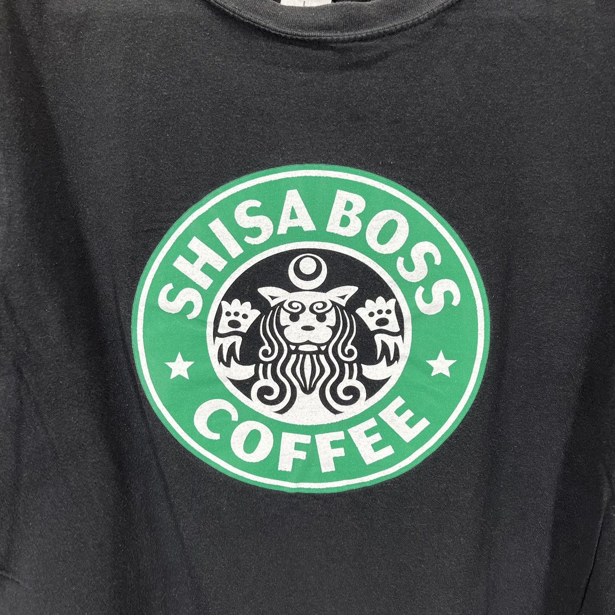 Japanese Brand SHISA BOSS COFFEE Crew Neck T Shirt #1201/AP Size US M / EU 48-50 / 2 - 2 Thumbnail