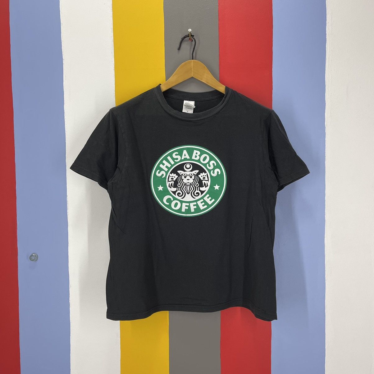 Japanese Brand SHISA BOSS COFFEE Crew Neck T Shirt #1201/AP Size US M / EU 48-50 / 2 - 1 Thumbnail