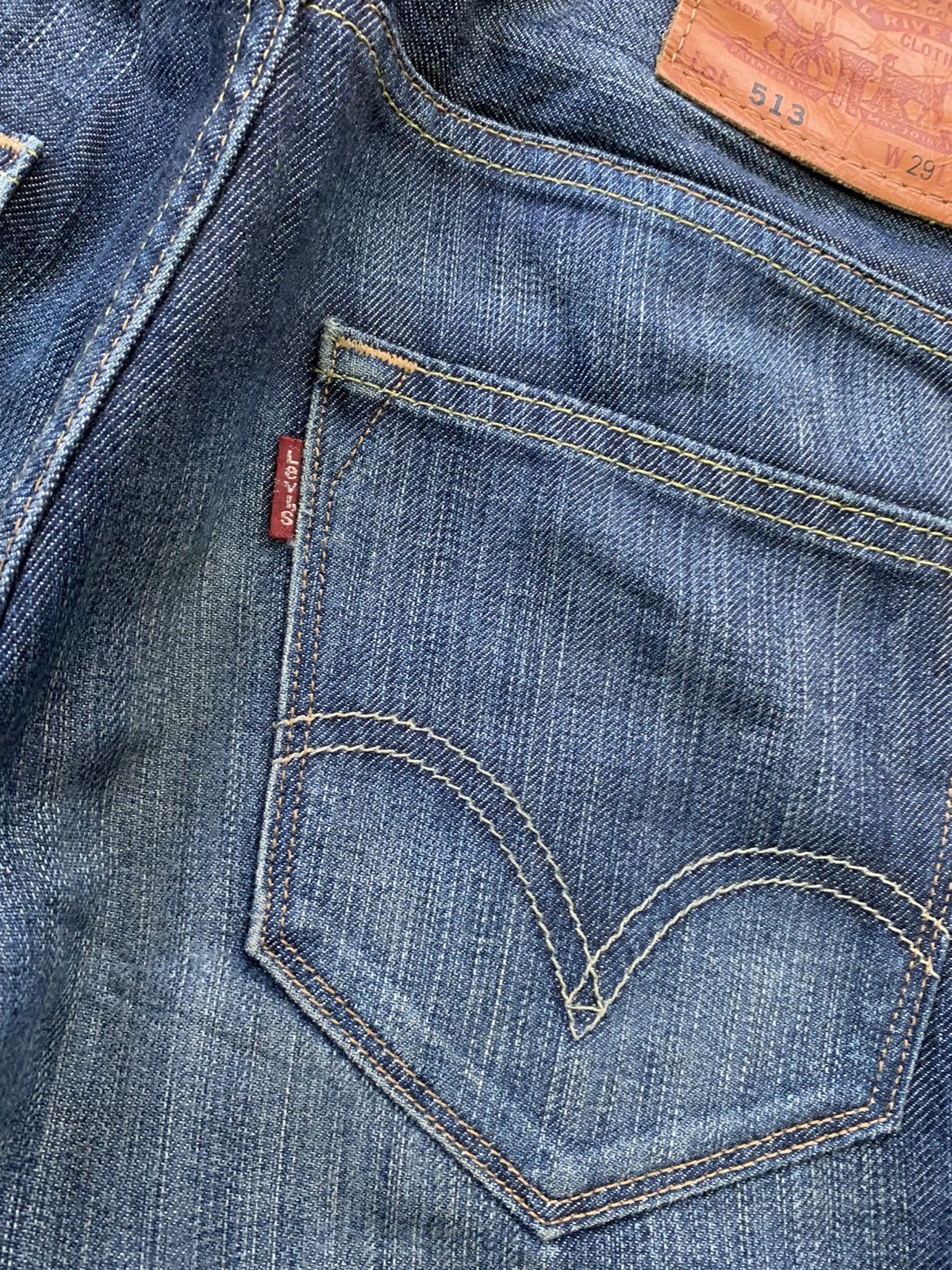 Levi's Vintage Clothing Levis 513 Faded Wash Denim Size US 32 / EU 48 - 10 Thumbnail