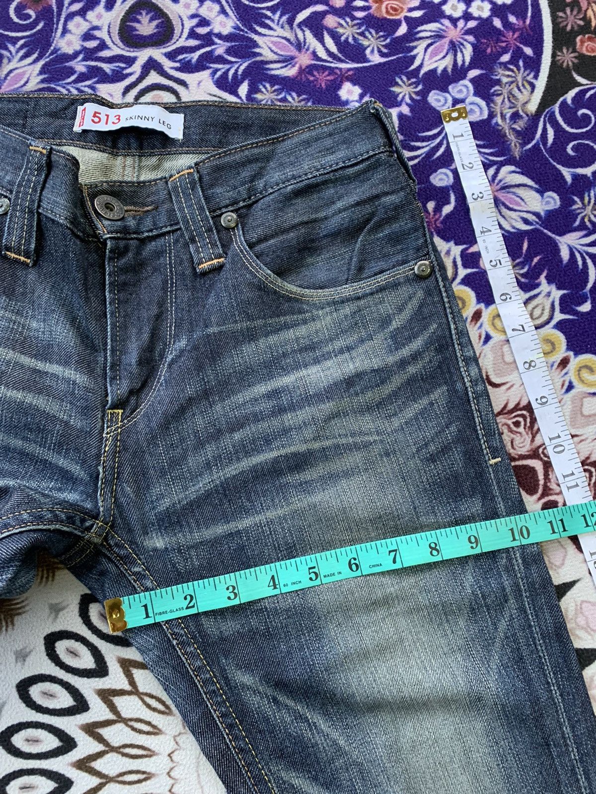 Levi's Vintage Clothing Levis 513 Faded Wash Denim Size US 32 / EU 48 - 13 Thumbnail