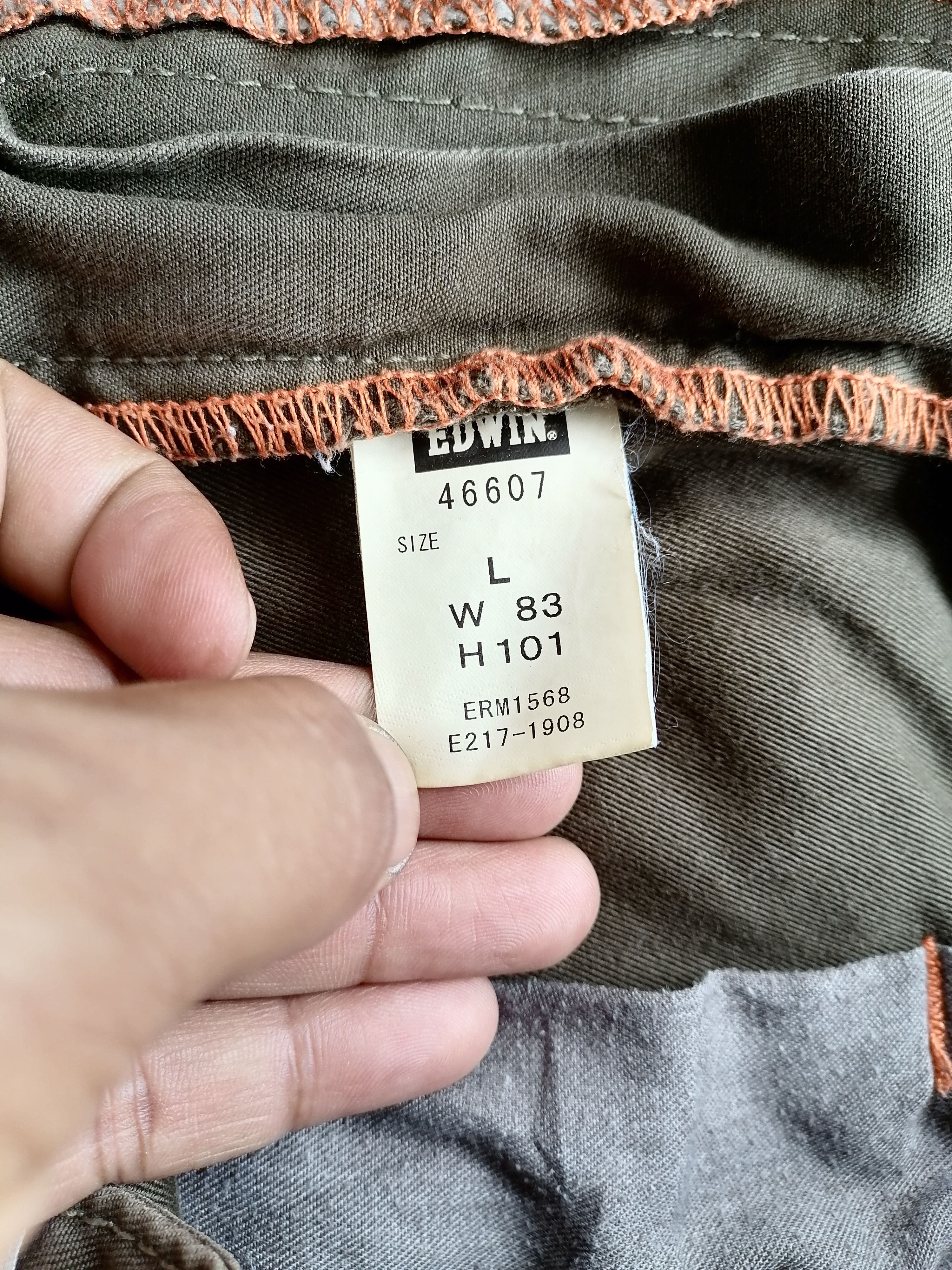 Japanese Brand Flare Edwin 3D Pocket Utility Trouser Pants Size US 33 - 8 Thumbnail