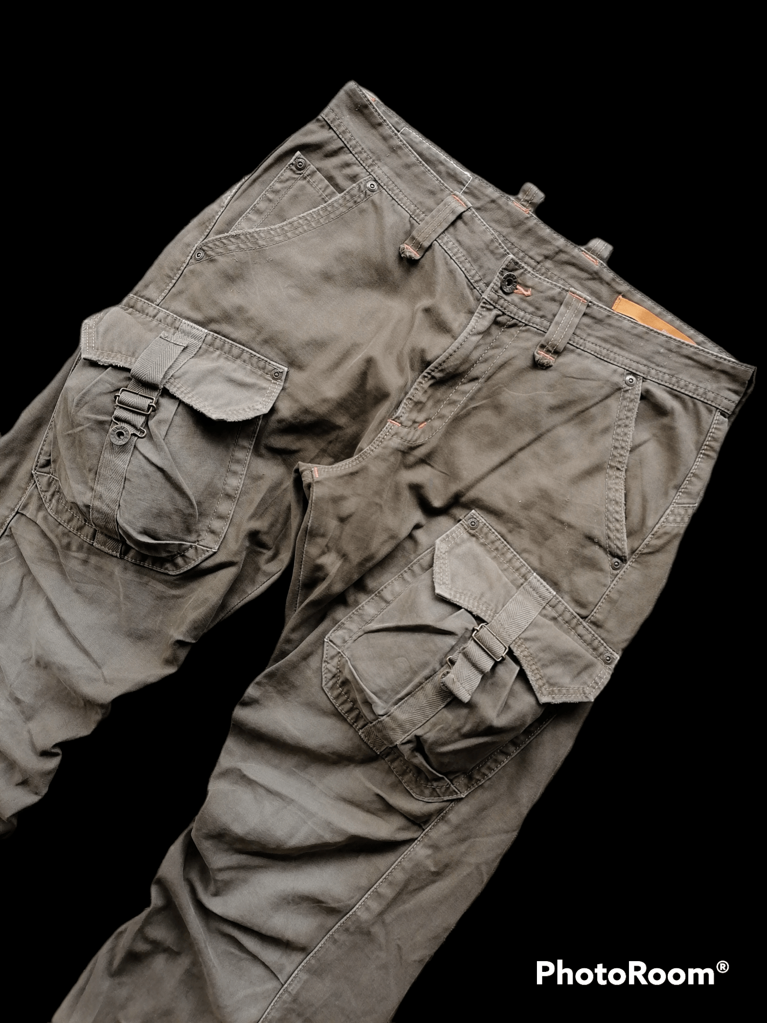 Japanese Brand Flare Edwin 3D Pocket Utility Trouser Pants Size US 33 - 2 Thumbnail