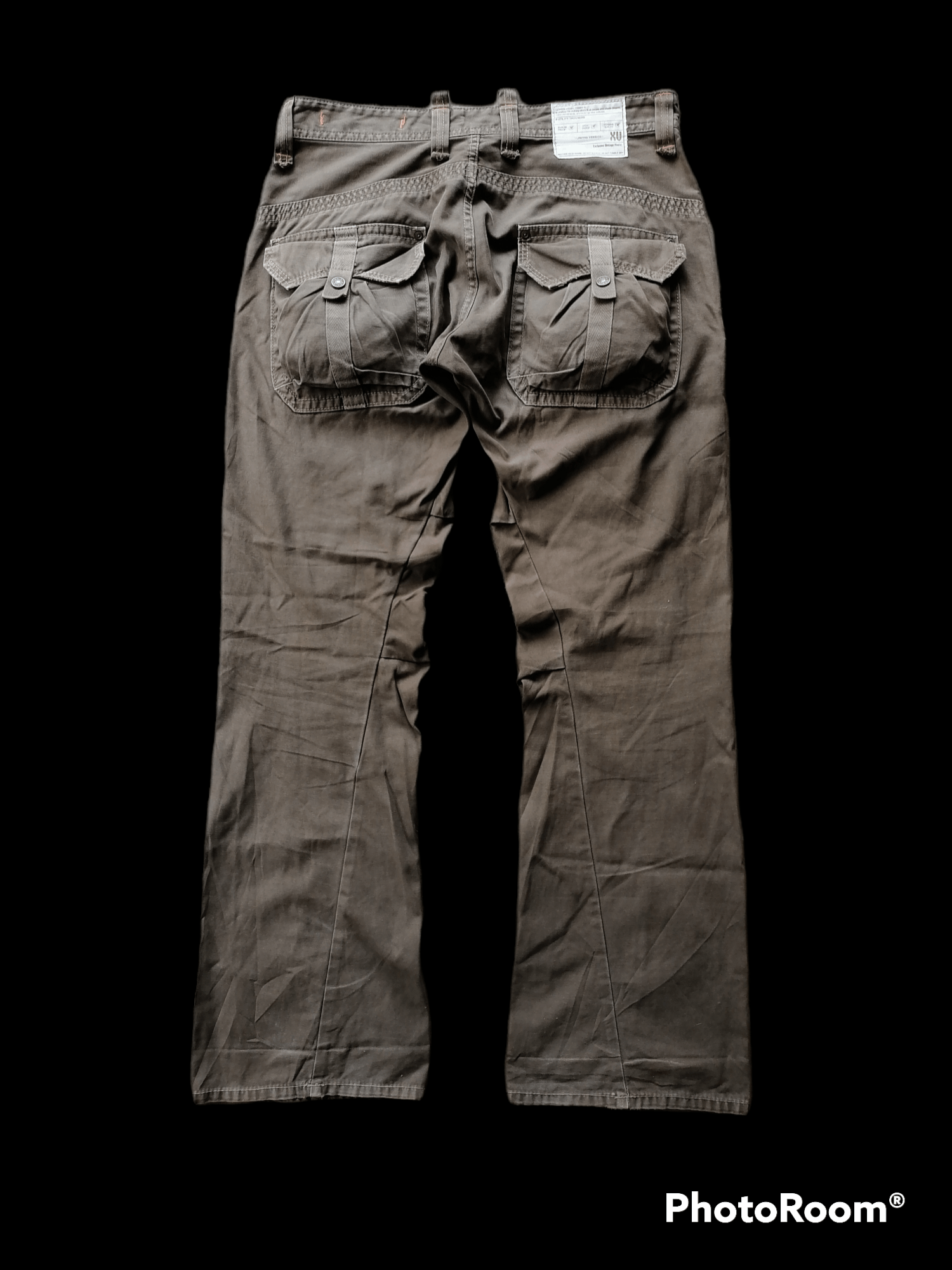 Japanese Brand Flare Edwin 3D Pocket Utility Trouser Pants Size US 33 - 4 Thumbnail