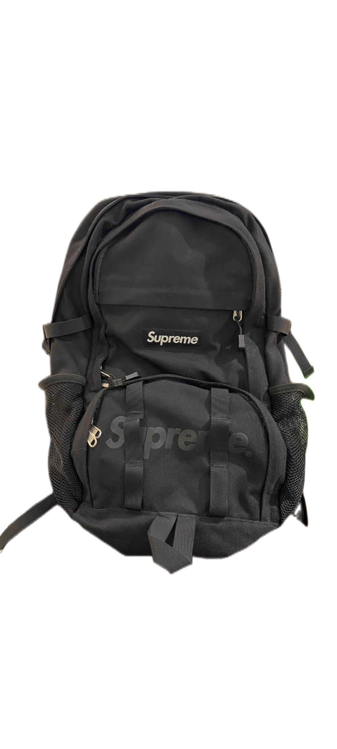 Pre-owned Supreme Backpack In Black