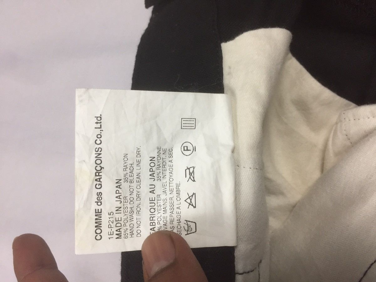 Comme des Garcons Black Black comme des garcons ribbed waist trousers ad2009 Size US 35 - 8 Thumbnail