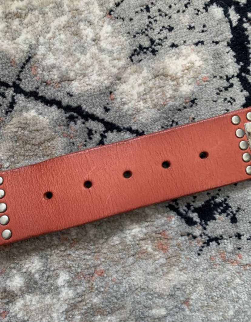 Genuine Leather Linea Pelle Leather Belt Size ONE SIZE - 9 Thumbnail