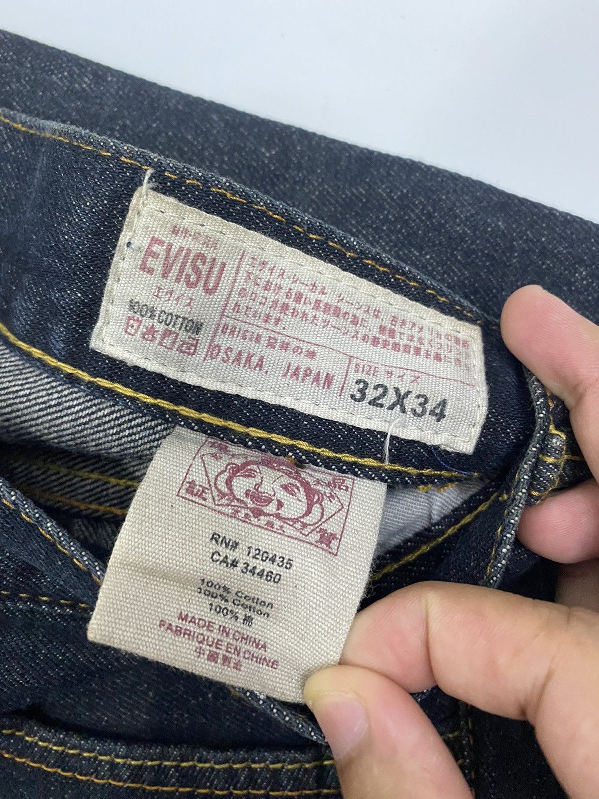 If Six Was Nine RARE🔥VINTAGE EVIS JAPAN PAINTER SPLASH STYLE DENIM PANTS Size US 32 / EU 48 - 11 Thumbnail