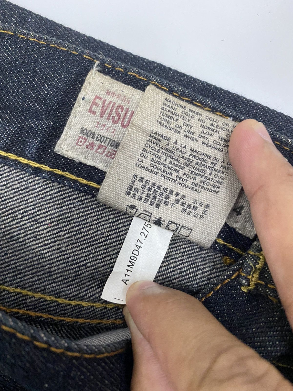 If Six Was Nine RARE🔥VINTAGE EVIS JAPAN PAINTER SPLASH STYLE DENIM PANTS Size US 32 / EU 48 - 12 Thumbnail