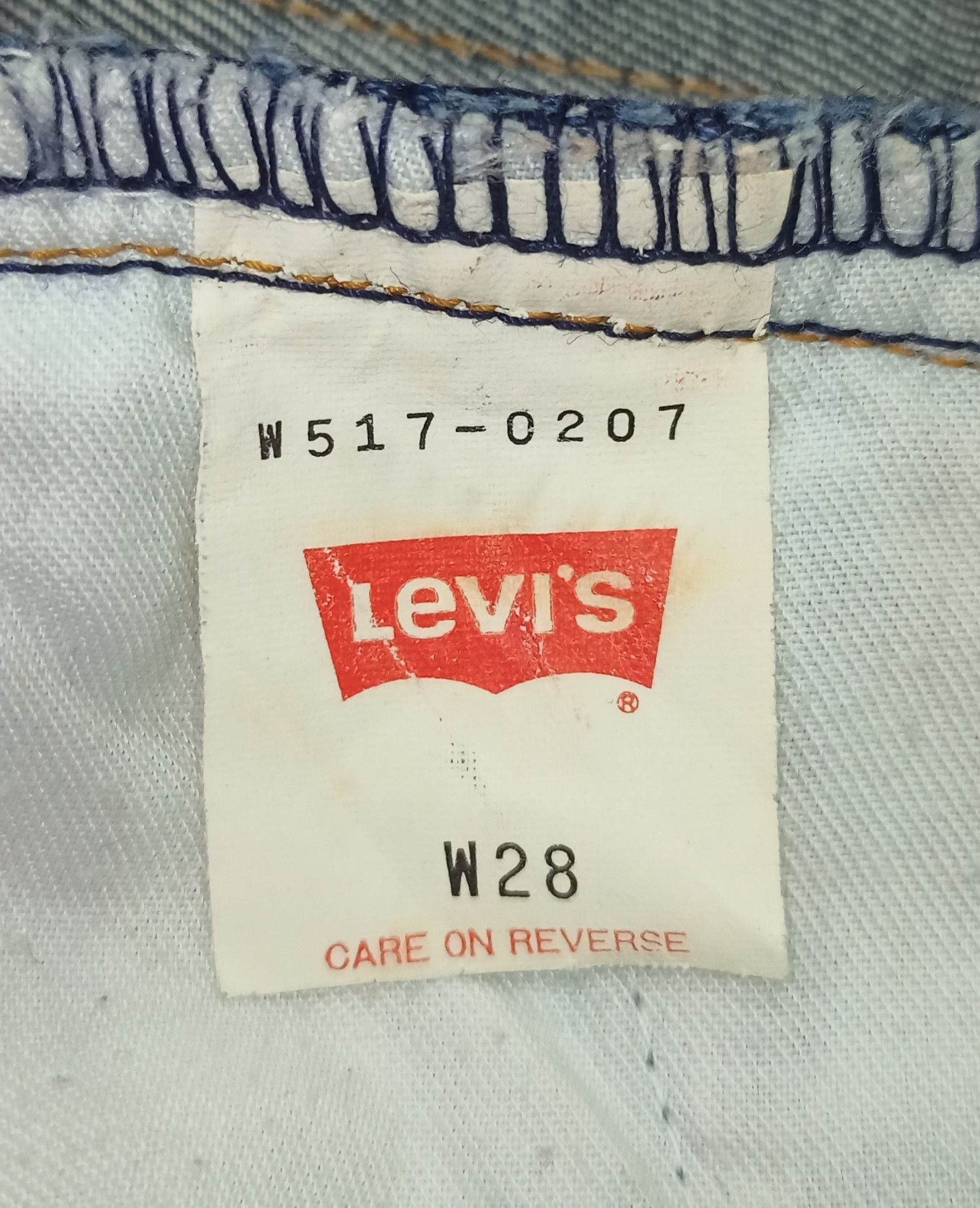 Levi's Vintage Clothing Vintage Levis 517 Distressed Flare Jean Made in Japan Size 24" / US 00 / IT 34 - 18 Thumbnail