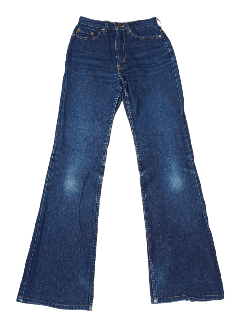 image of Vintage Japan Levis 517 Bootcut Flared Jeans in Blue, Women's (Size 24)