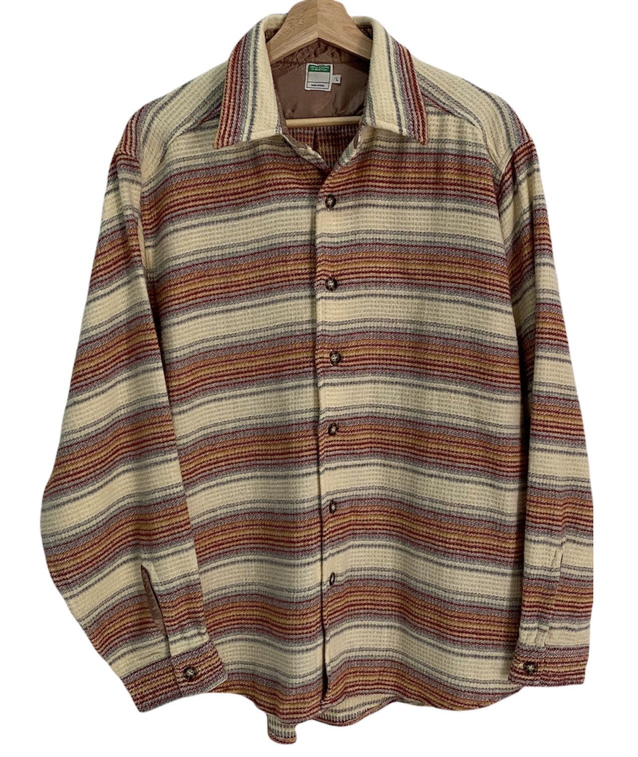 United Colors Of Benetton United Colors of Benetton Flannel Plaid Streetwear Button Up Size US XL / EU 56 / 4 - 3 Thumbnail