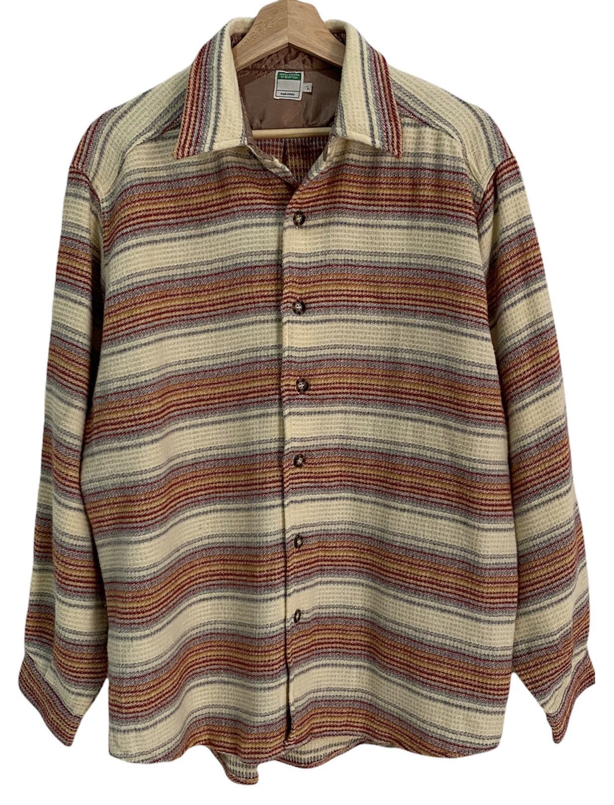 United Colors Of Benetton United Colors of Benetton Flannel Plaid Streetwear Button Up Size US XL / EU 56 / 4 - 1 Thumbnail