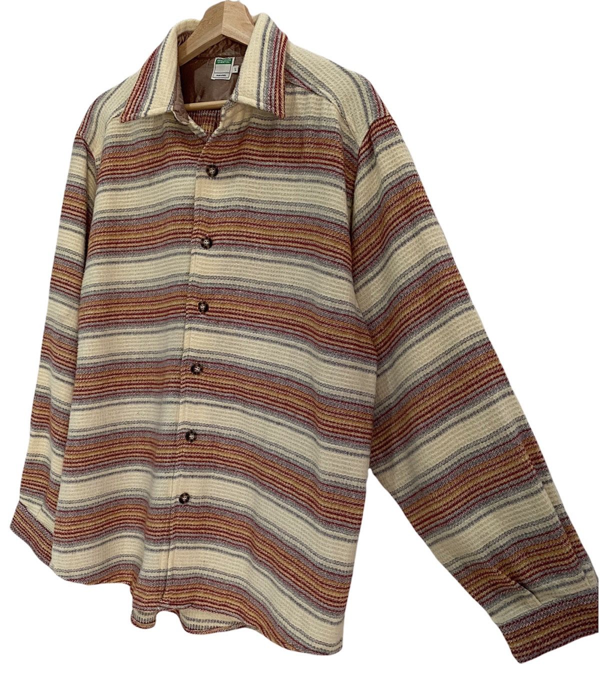 United Colors Of Benetton United Colors of Benetton Flannel Plaid Streetwear Button Up Size US XL / EU 56 / 4 - 5 Thumbnail