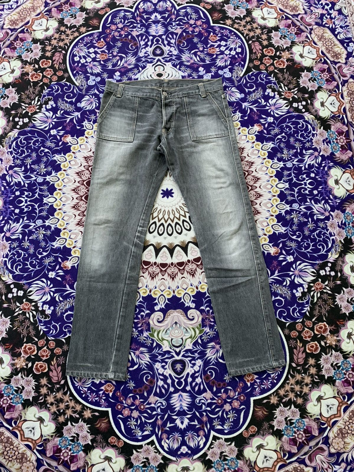 Japanese Brand Vintage Unknown Brand Faded Wash Denim Size US 31 - 1 Thumbnail