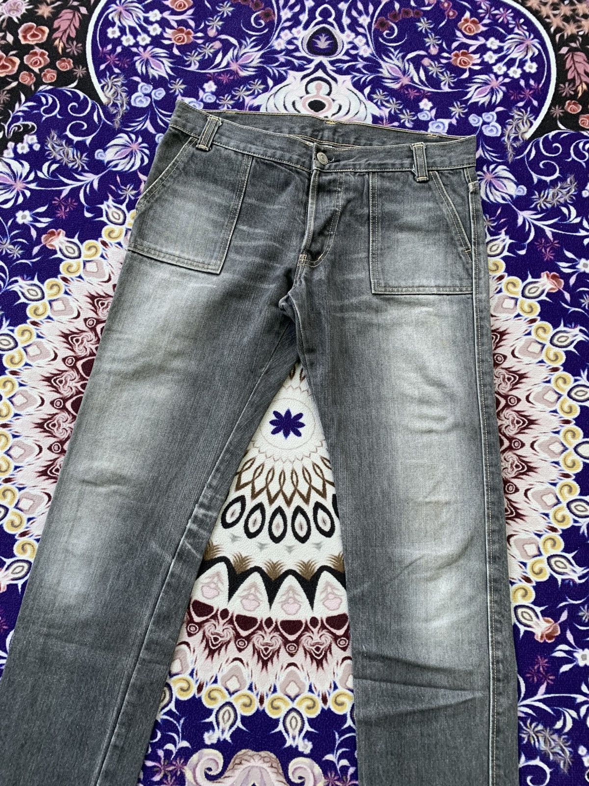 Japanese Brand Vintage Unknown Brand Faded Wash Denim Size US 31 - 2 Thumbnail