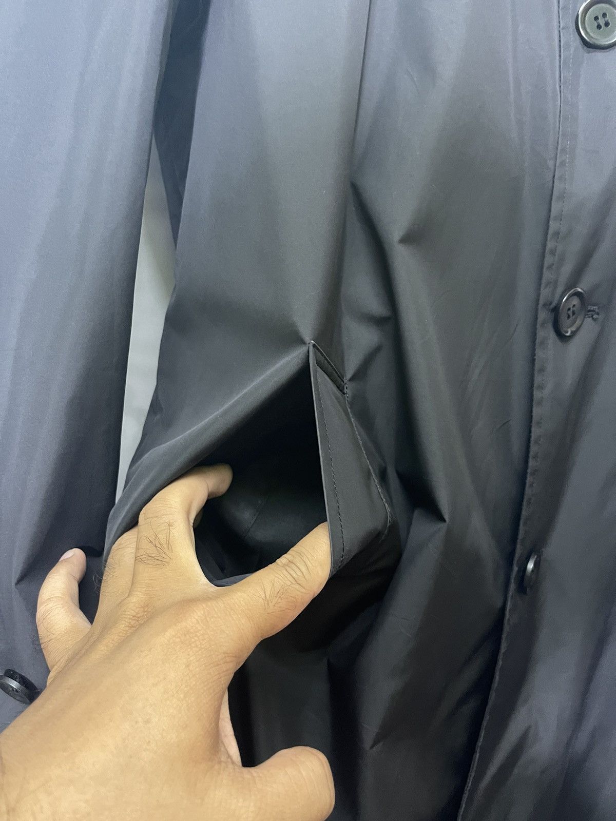 Yohji Yamamoto 📌Binding Now📌YOHJI YAMAMOTO AVANT GARDE OVERCOAT Size US M / EU 48-50 / 2 - 12 Thumbnail