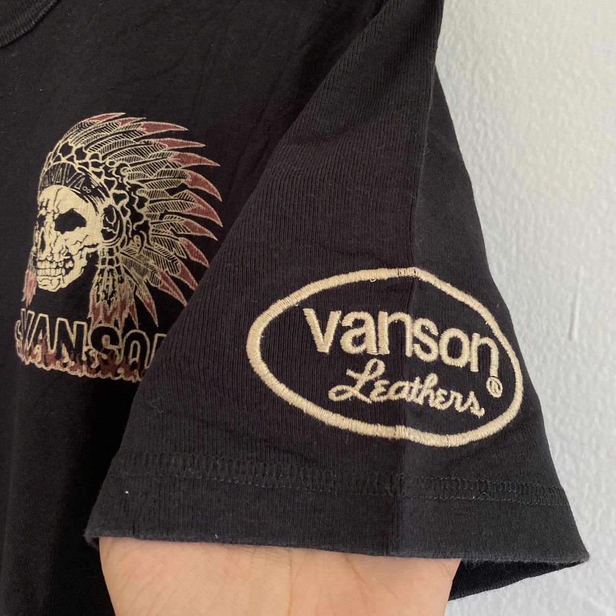 Vanson Leathers vanson leathers t-shirt Size US M / EU 48-50 / 2 - 3 Thumbnail