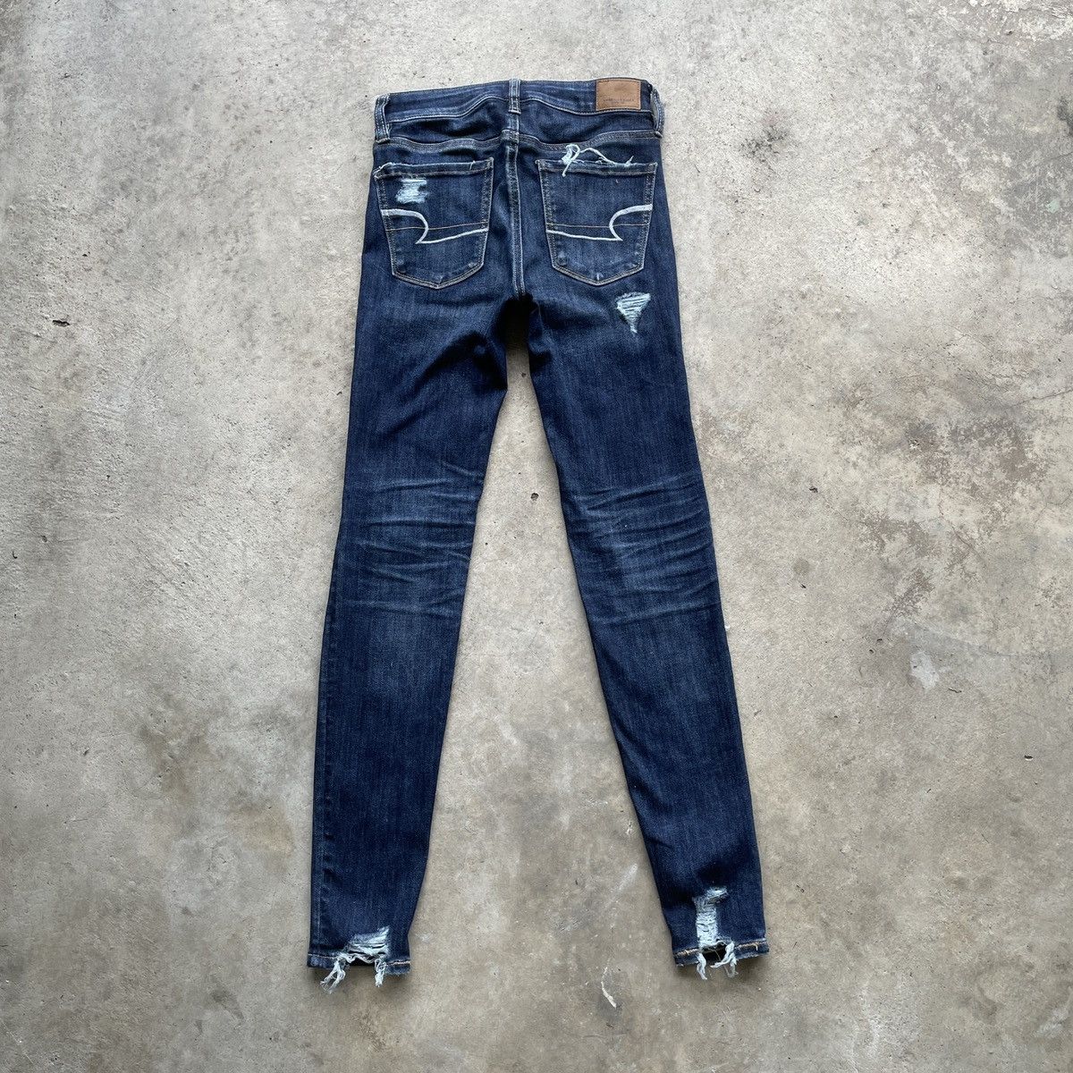 American Eagle Outfitters × Vintage Vtg American Eagle Outfitters Distressed Denim Jeans Pants Size US 26 / EU 42 - 13 Thumbnail