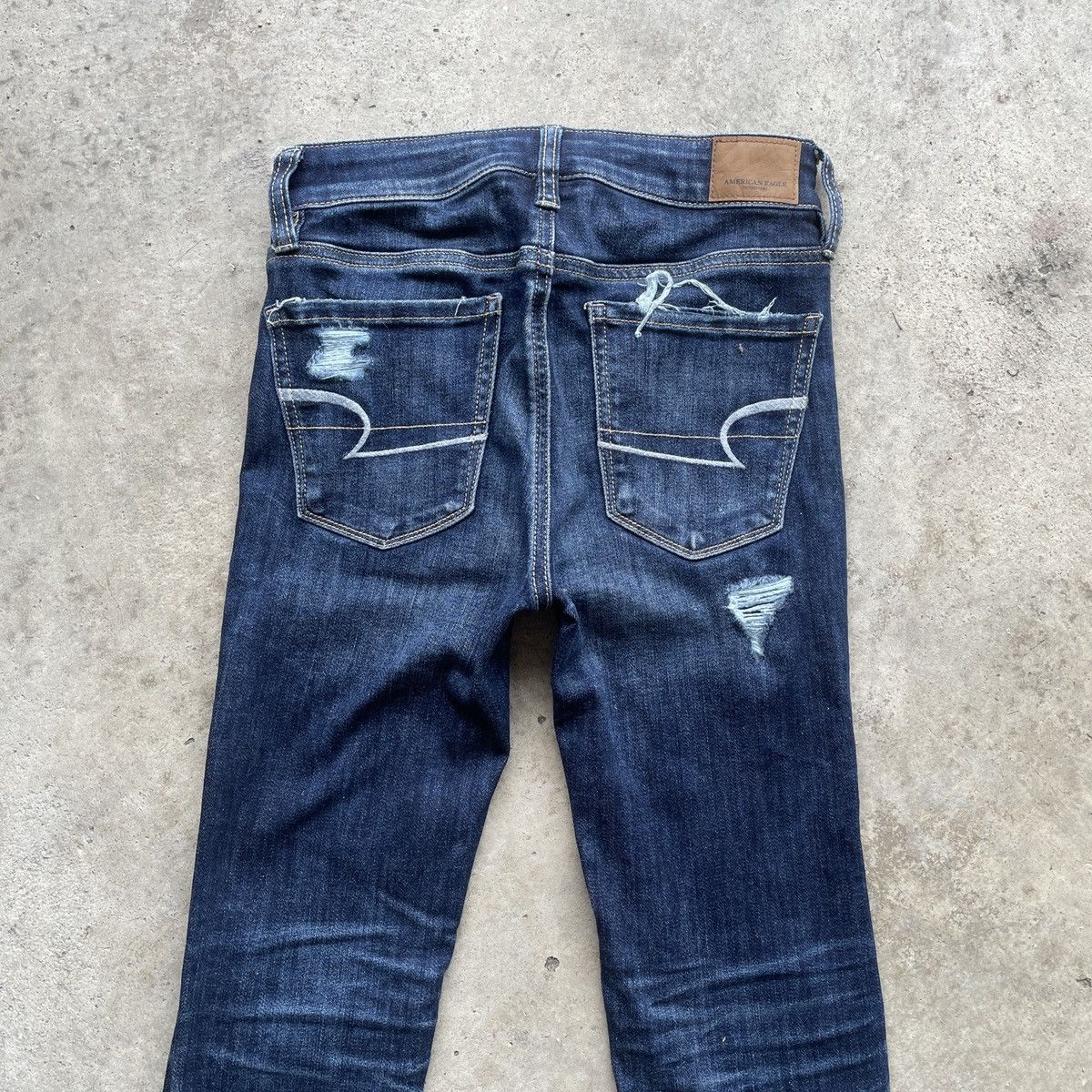 American Eagle Outfitters × Vintage Vtg American Eagle Outfitters Distressed Denim Jeans Pants Size US 26 / EU 42 - 12 Thumbnail