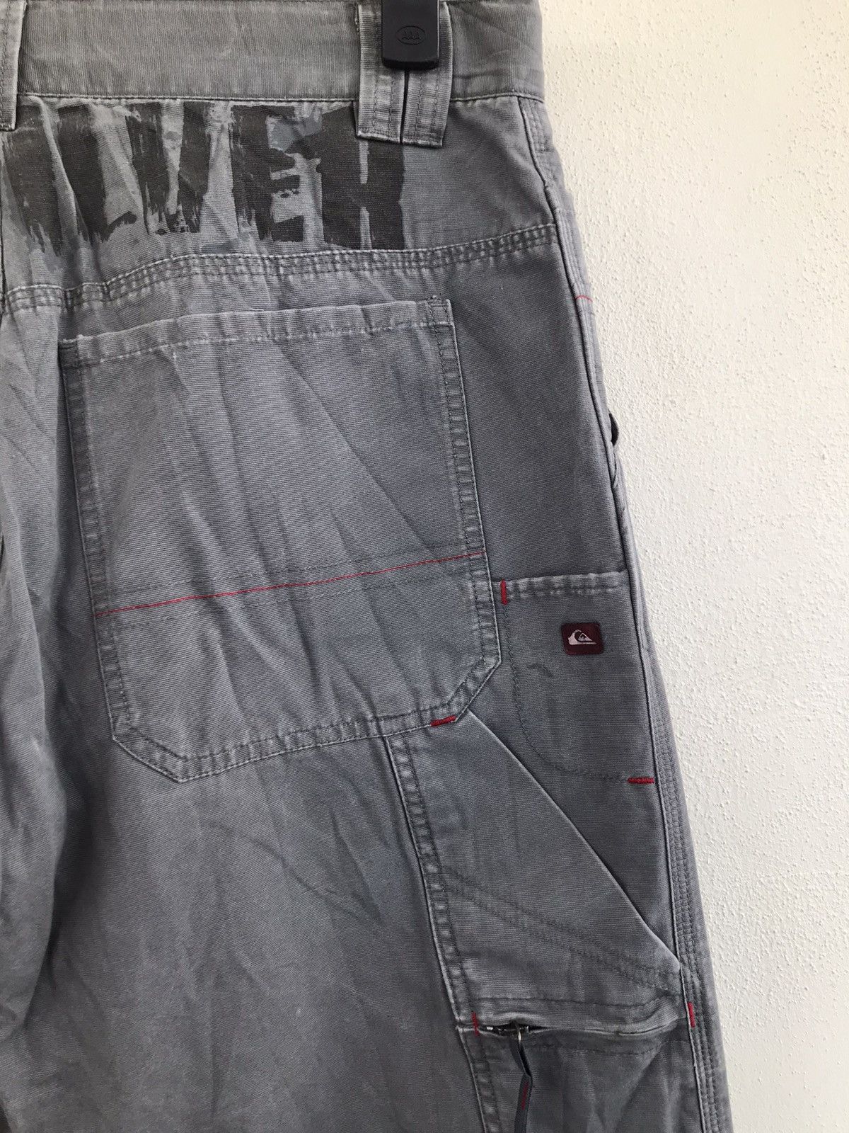 Quiksilver Vintage Quiksilver cargo carpenter pants Size US 30 / EU 46 - 13 Thumbnail
