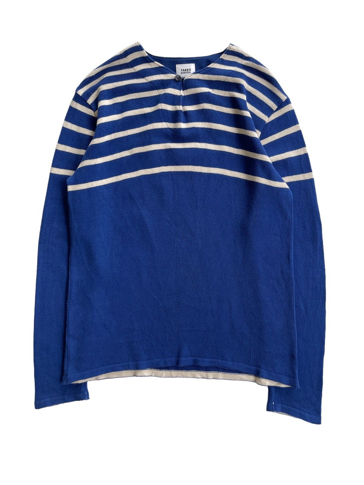 Japanese Brand Takeo Kikuchi Longsleeve Knitwear Shirt Size US M / EU 48-50 / 2 - 1 Thumbnail
