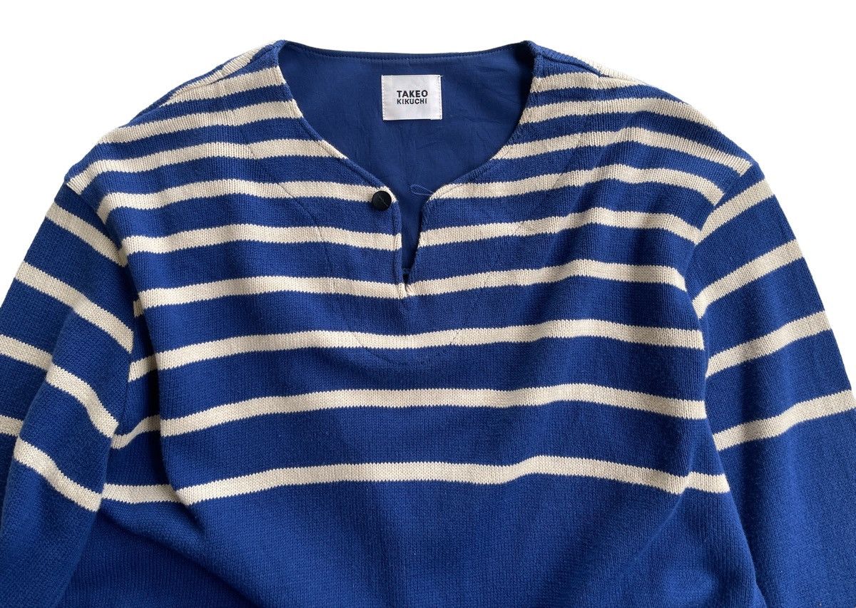 Japanese Brand Takeo Kikuchi Longsleeve Knitwear Shirt Size US M / EU 48-50 / 2 - 3 Thumbnail